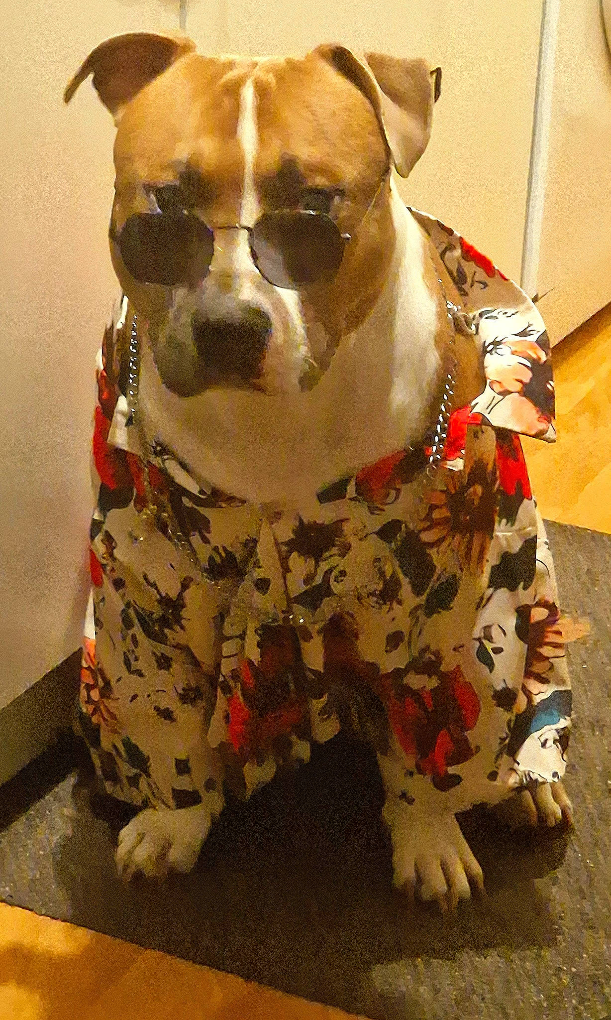 Subaru a rejoint le concours — aidez-le/la à gagner de superbes lots ! art, carnivore, collar, companion_dog, dog, dog_breed, dog_clothes, dog_collar, dog_supply, eyewear, fashion_accessory, fawn, personal_protective_equipment, pet_supply, snout, sunglasses, toy_dog, vision_care, whiskers, working_animal