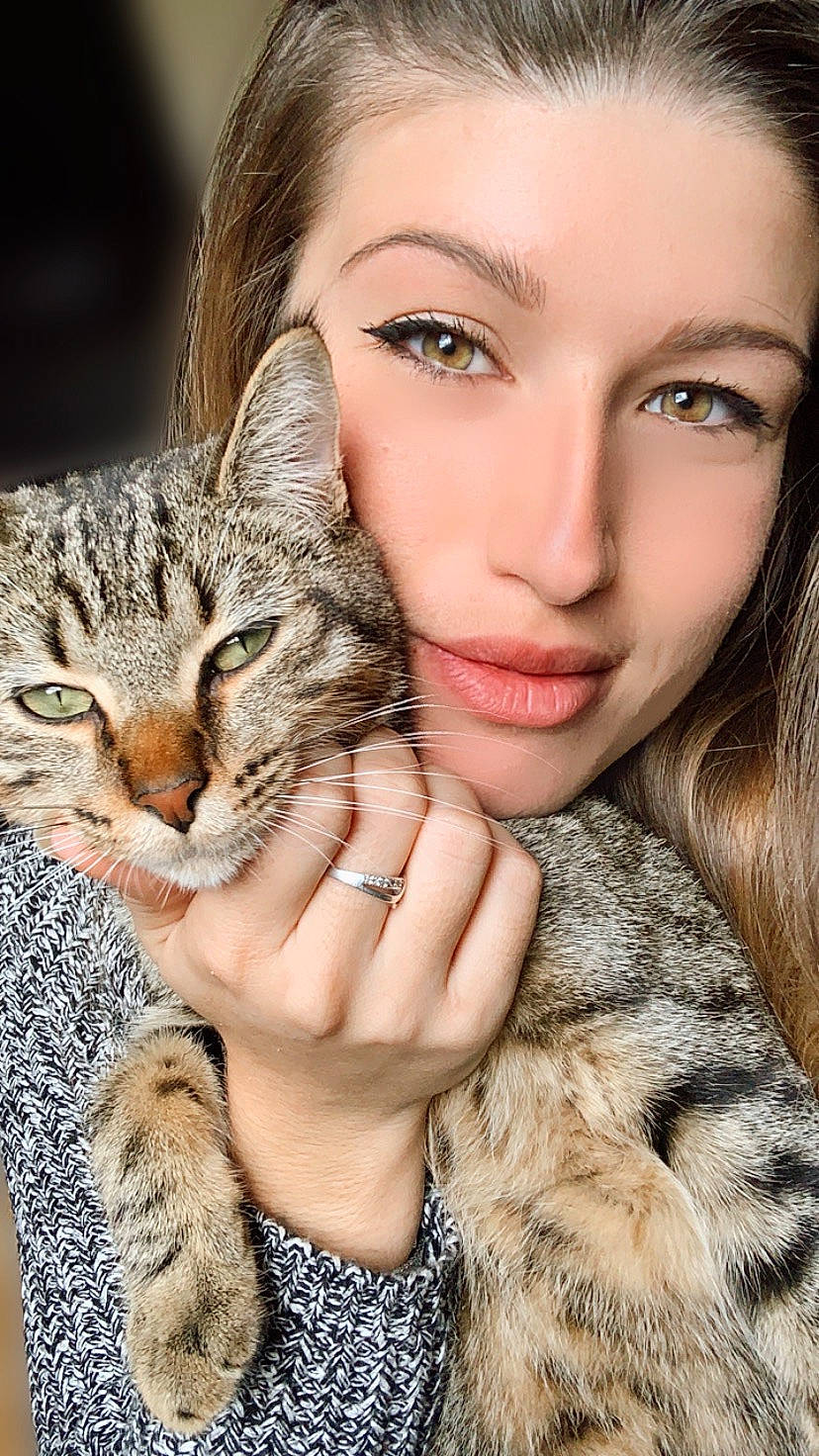 Kinai a rejoint le concours — aidez-le/la à gagner de superbes lots ! beauty, blond, carnivore, cat, close_up, ear, eyelash, fawn, felidae, flash_photography, gesture, happy, mammal, nail, organ, photograph, skin, small_to_medium_sized_cats, vertebrate, whiskers