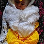 baby, blanket, chicken_costume, child, costume, cozy, cute, face, feet, hood, indoor, infant, orange, patterned_chair, plush, portrait, seated, soft, white, yellow