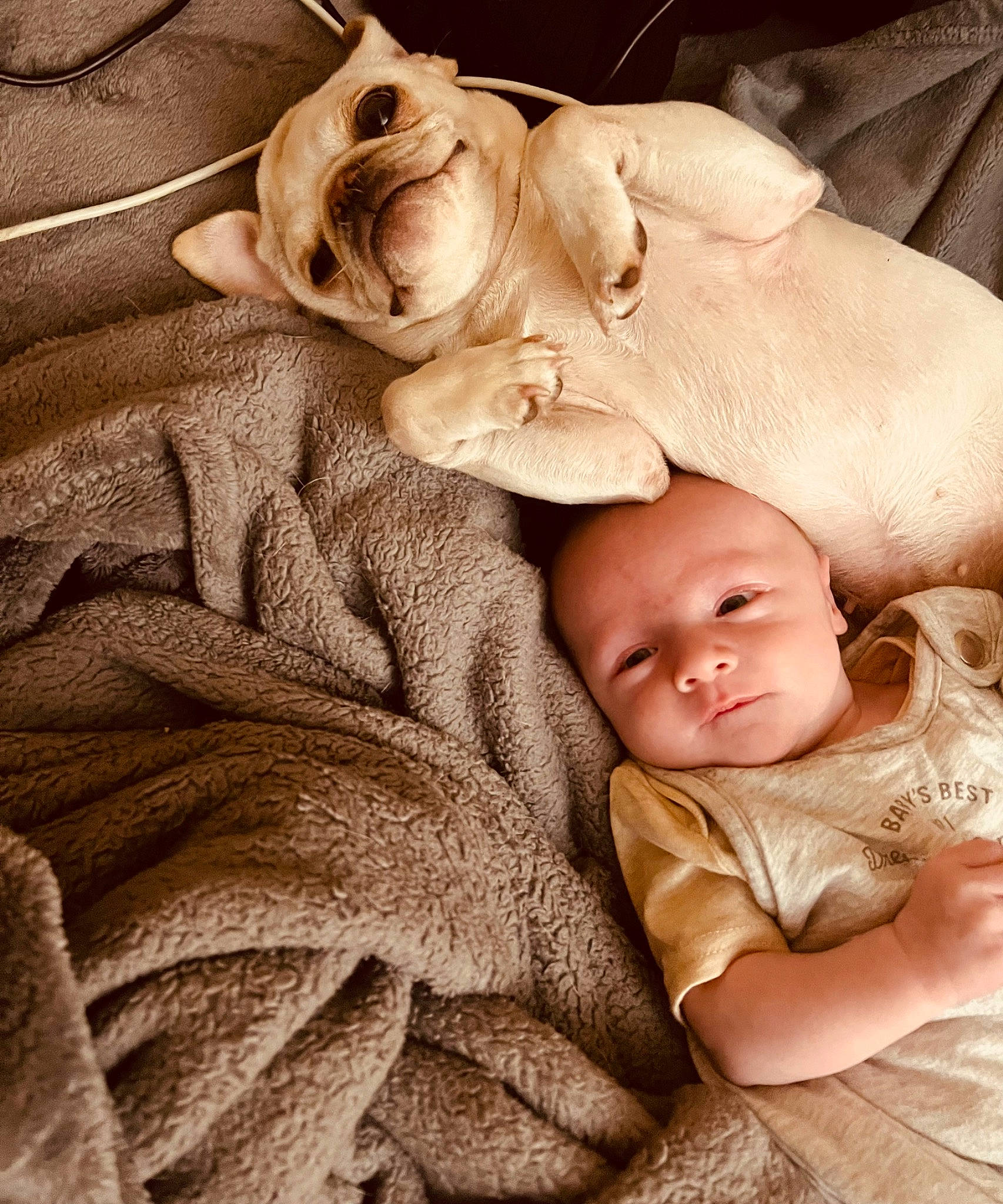 Payton is registered to the contest to win money with this photo: baby, baby_sleeping, baby_toddler_clothing, cheek, child, close_up, comfort, eye, face, flash_photography, fur, happy, head, linens, pattern, person, sitting, skin, textile, toddler