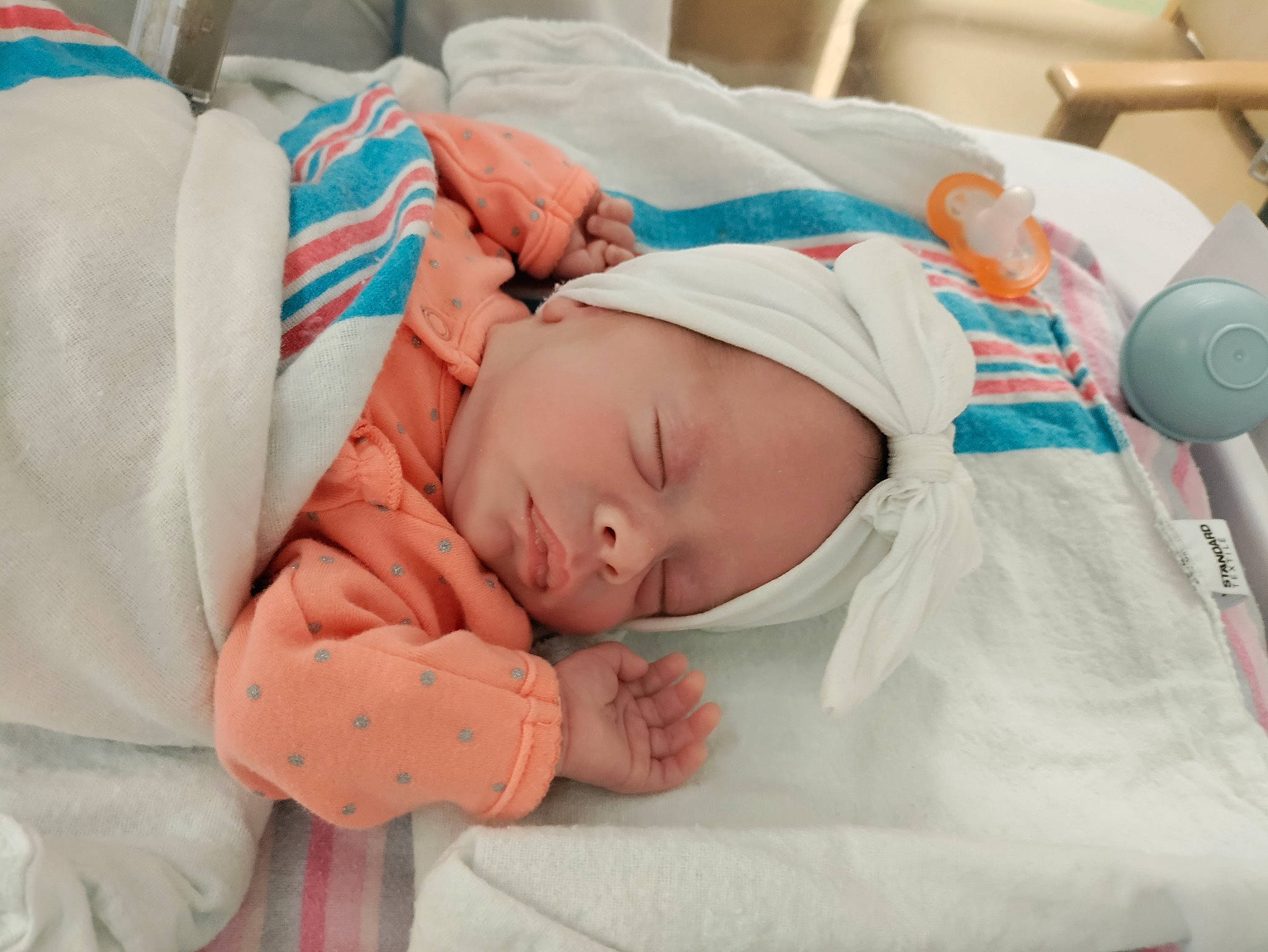 Ashlynn joined the competition — help win amazing prizes! baby, baby_products, baby_safety, baby_sleeping, baby_toddler_clothing, bedtime, child, childbirth, comfort, event, face, hat, head, headwear, health_care, hospital, linens, person, skin, sleep