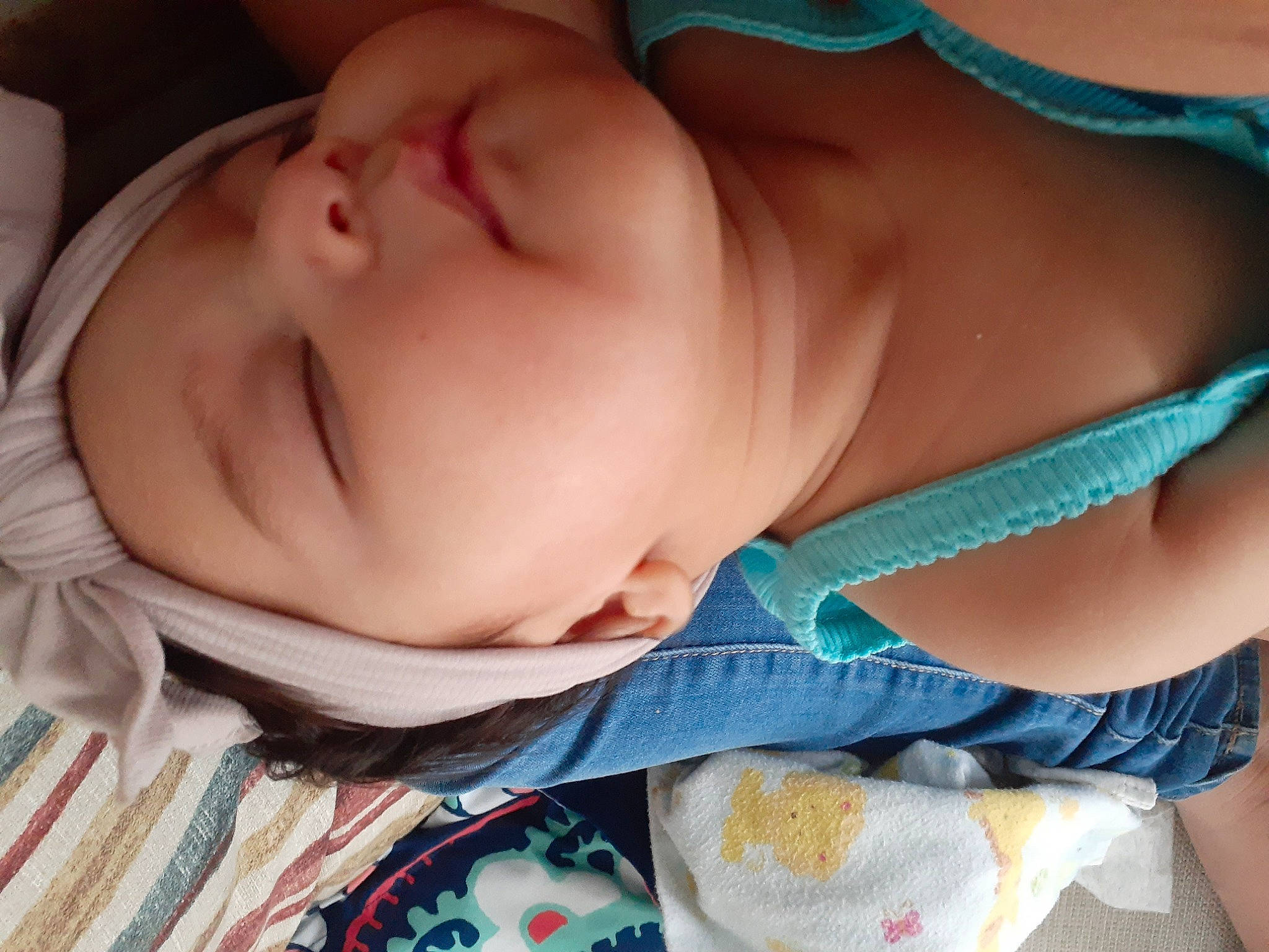 Alyna is registered to the contest to win money with this photo: baby, baby_sleeping, birth, cheek, child, childbirth, eye, hand, headwear, mouth, nap, neck, person, skin, sleep, toddler