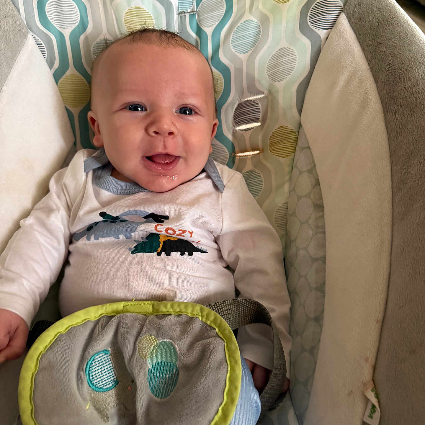 Kyson is registered to the contest to win money with this photo: applique, baby, bed, blanket, clothing, couch, cradle, crib, cushion, face, furniture, hat, head, homedecor, infantbed, newborn, pattern, person, photography, portrait