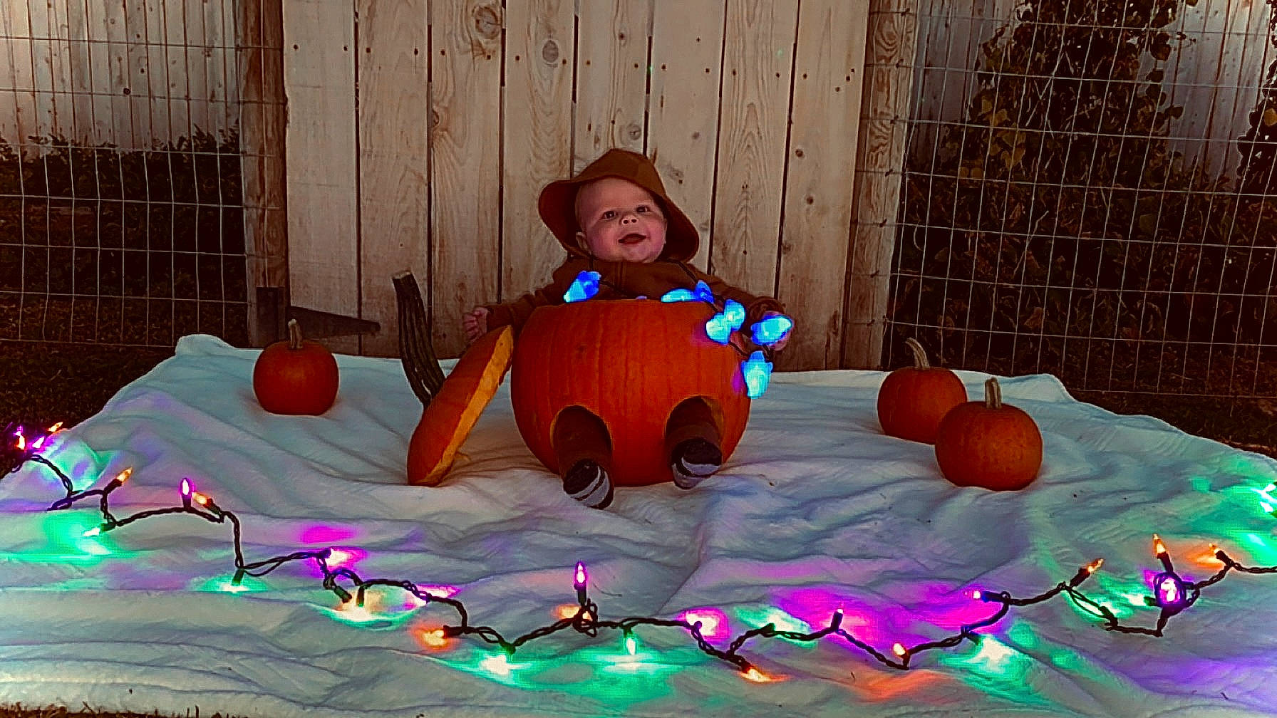 Zaxxton joined the competition — help win amazing prizes! animation, art, baby_toys, calabaza, child, fun, hat, leisure, magenta, orange, party, person, play, pumpkin, purple, room, sitting, toddler, trick_or_treat, winter_squash