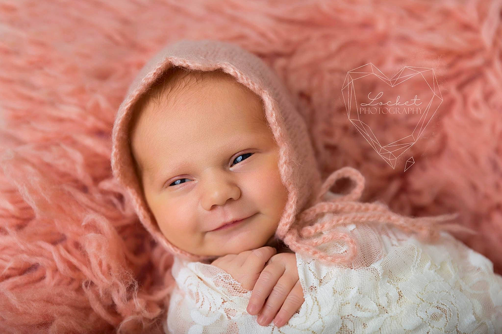 Scarlett joined the competition — help win amazing prizes! baby, baby_toddler_clothing, beauty, cheek, embellishment, eye, eyebrow, eyelash, flash_photography, happy, head, headgear, iris, joy, lip, person, pink, skin, smile, textile