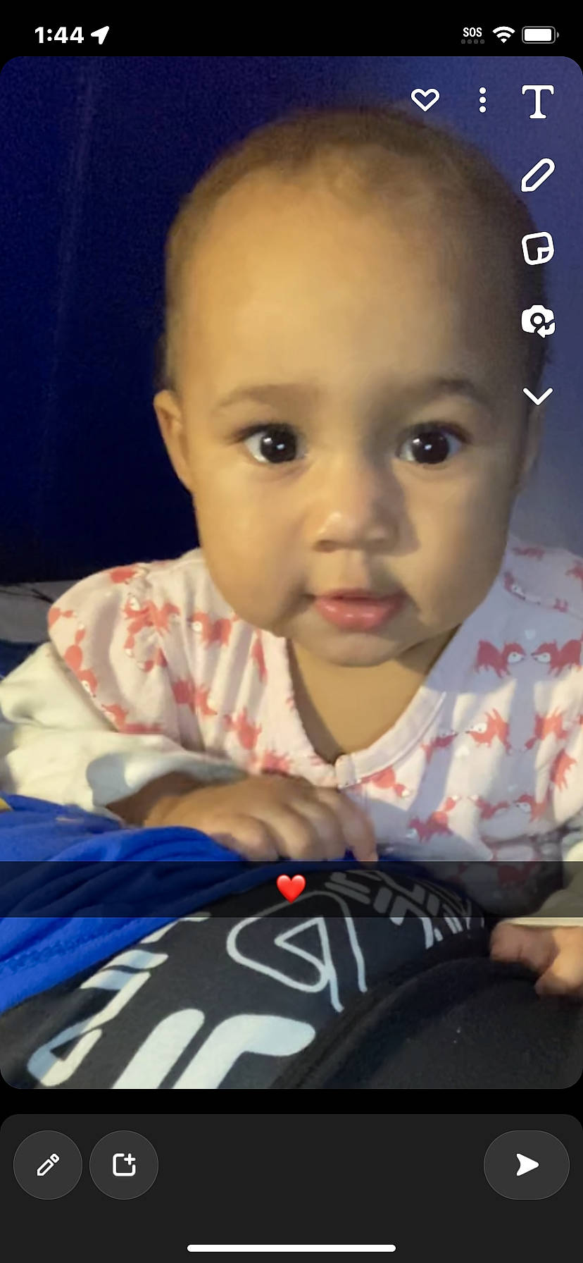 Allison is registered to the contest to win money with this photo: baby, baby_toddler_clothing, cheek, child, chin, eye, eyebrow, eyelash, facial_expression, flash_photography, forehead, fun, happy, iris, lip, mouth, nose, person, skin, smile