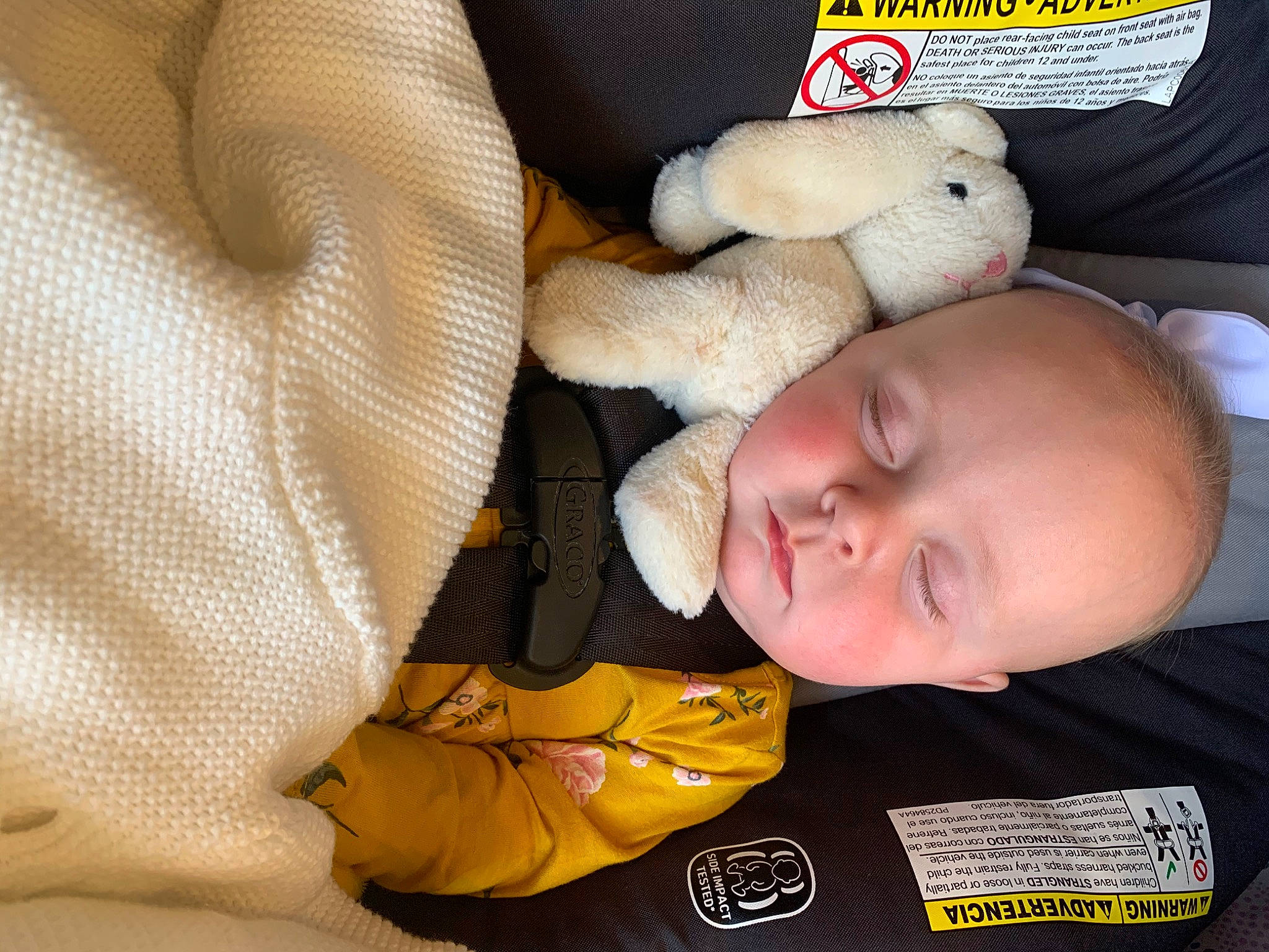 Kaylynn joined the competition — help win amazing prizes! baby, baby_products, baby_toddler_clothing, bedtime, comfort, nap, person, plush, sleep, stuffed_toy, teddy_bear, textile, toy, yellow