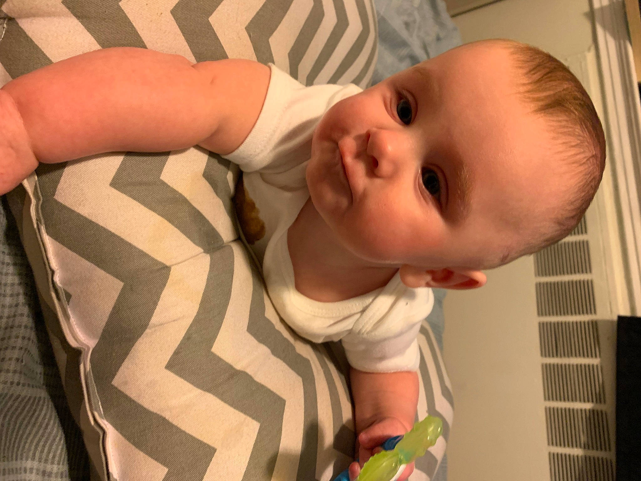 Malcolm joined the competition — help win amazing prizes! arm, baby, baby_safety, baby_toddler_clothing, cheek, child, comfort, eyelash, finger, hand, happy, human_body, mouth, neck, nose, person, skin, sleeve, smile, thumb