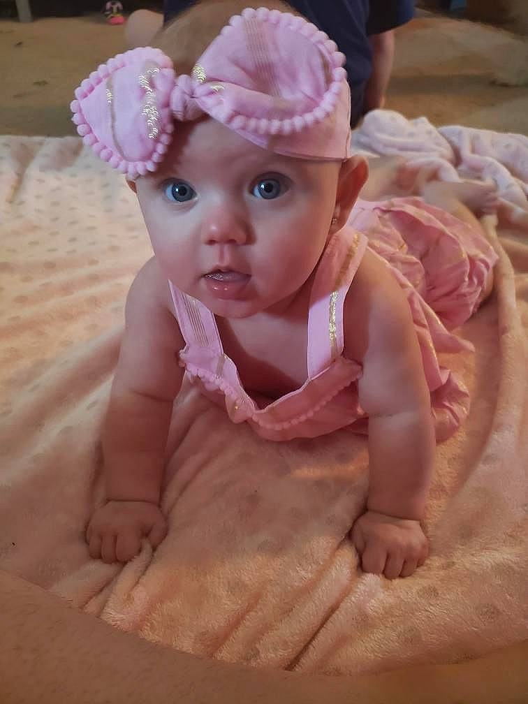 Lyvely joined the competition — help win amazing prizes! baby, cheek, child, eye, headgear, headwear, person, pink, skin, toddler