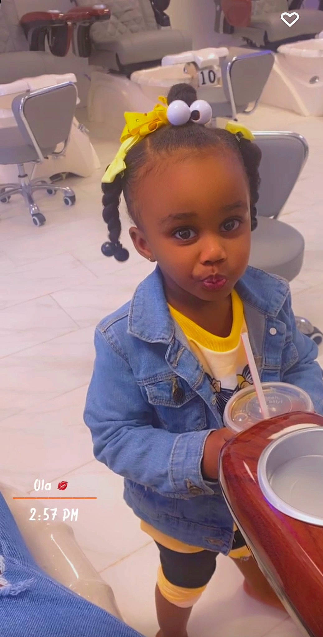 Kayleigh is registered to the contest to win money with this photo: audio_equipment, chair, child, drum, event, fashion_accessory, flooring, fun, hairstyle, happy, jewellery, people, person, photography, room, sitting, toddler