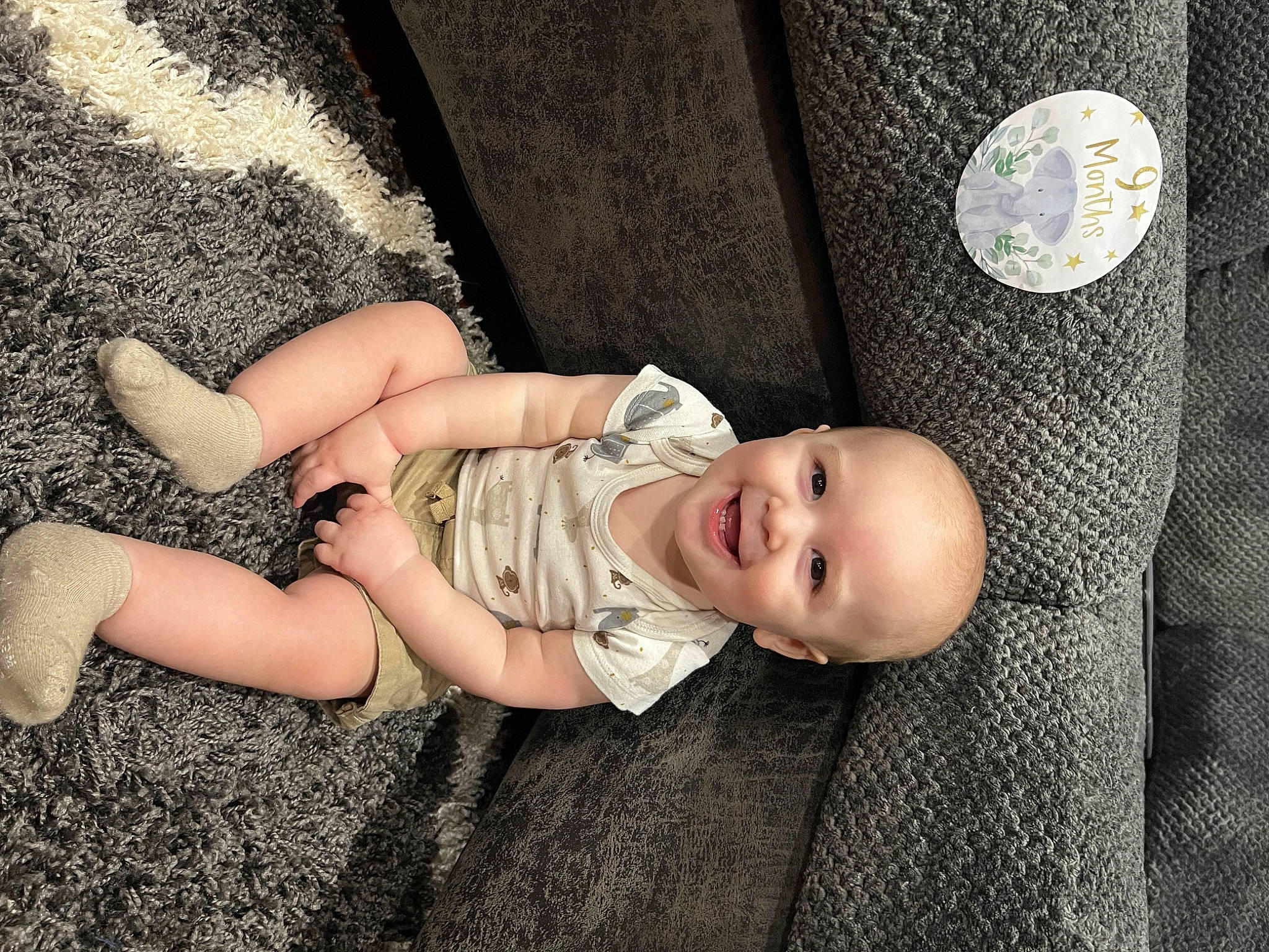 Ronan joined the competition — help win amazing prizes! arm, baby, baby_toddler_clothing, comfort, dress, eye, finger, flash_photography, hand, happy, human_body, human_leg, joy, knee, leg, person, skin, smile, thigh, thumb