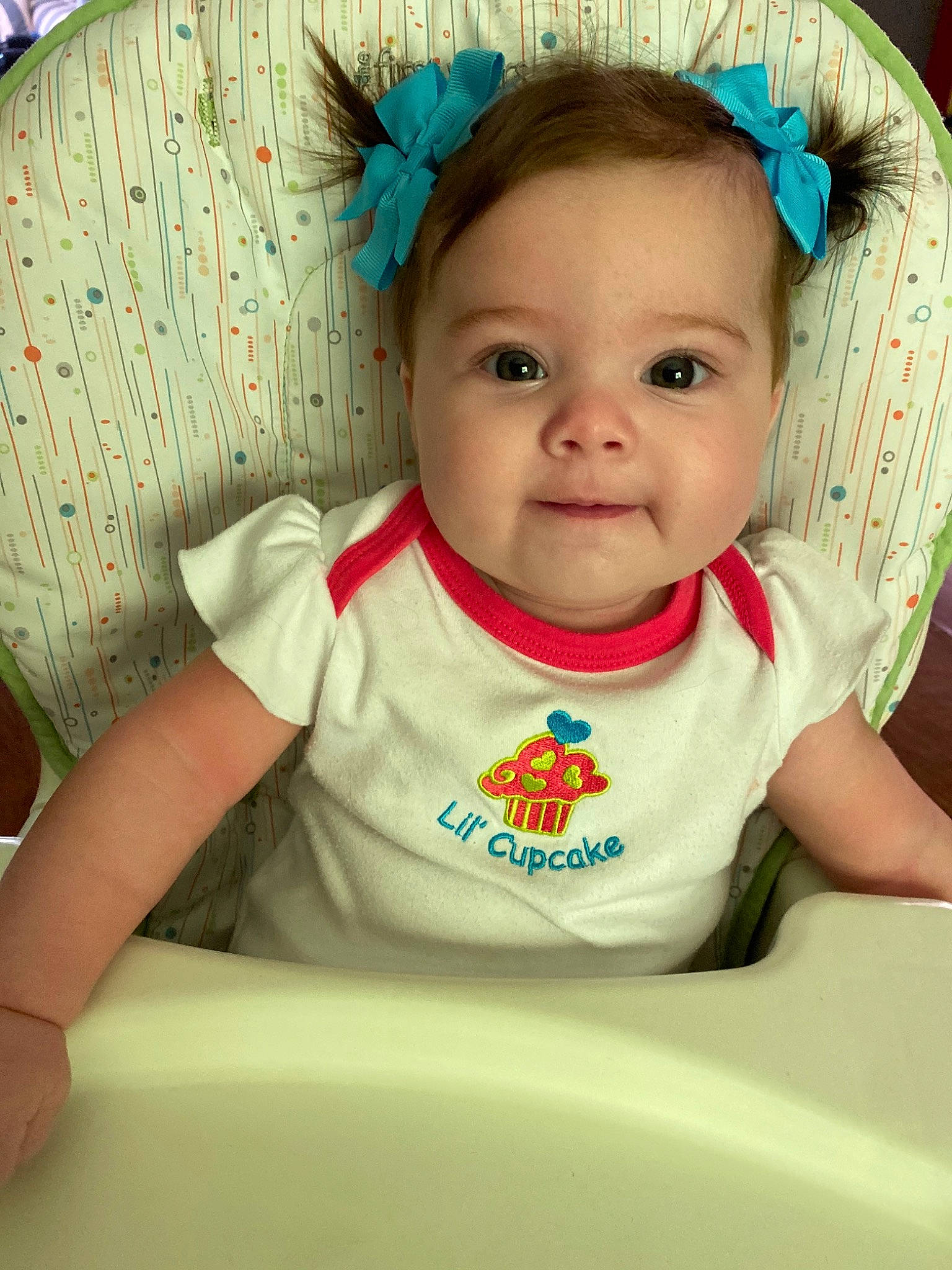 Maci is registered to the contest to win money with this photo: baby, baby_toddler_clothing, cheek, child, face, fashion_accessory, hair_accessory, happy, head, headband, headgear, lip, nose, person, product, skin, smile, toddler