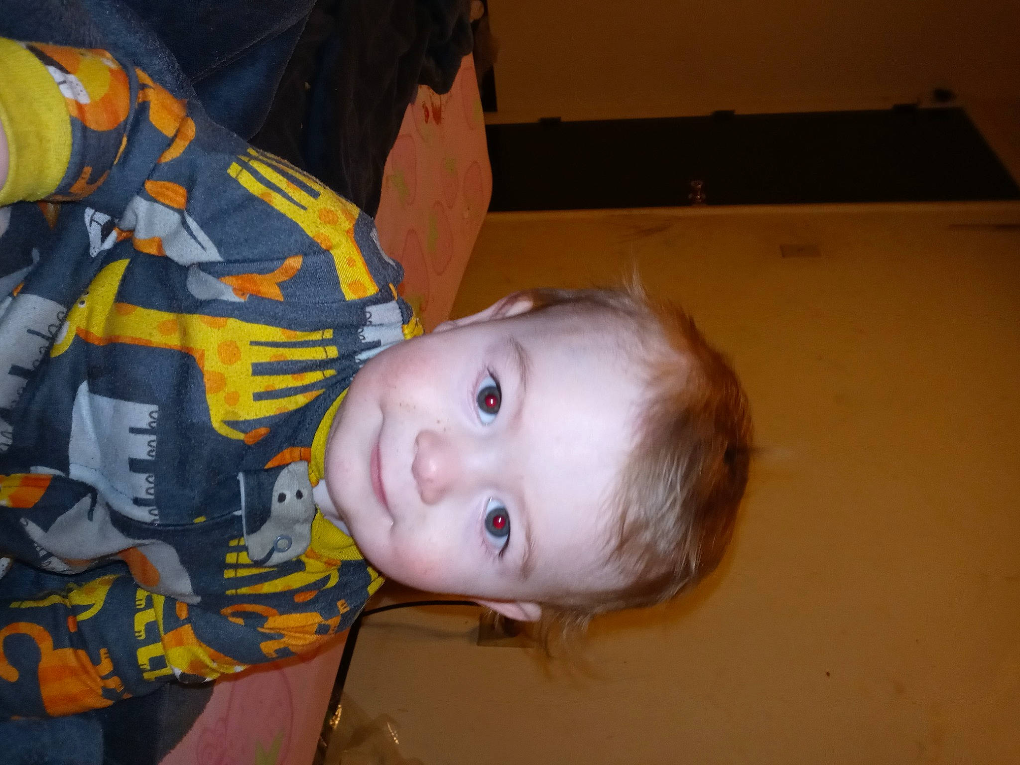 Memphis joined the competition — help win amazing prizes! baby, baby_toddler_clothing, cheek, child, ear, finger, flooring, fun, happy, hardwood, iris, mouth, nose, pattern, person, room, sitting, smile, t_shirt, toddler