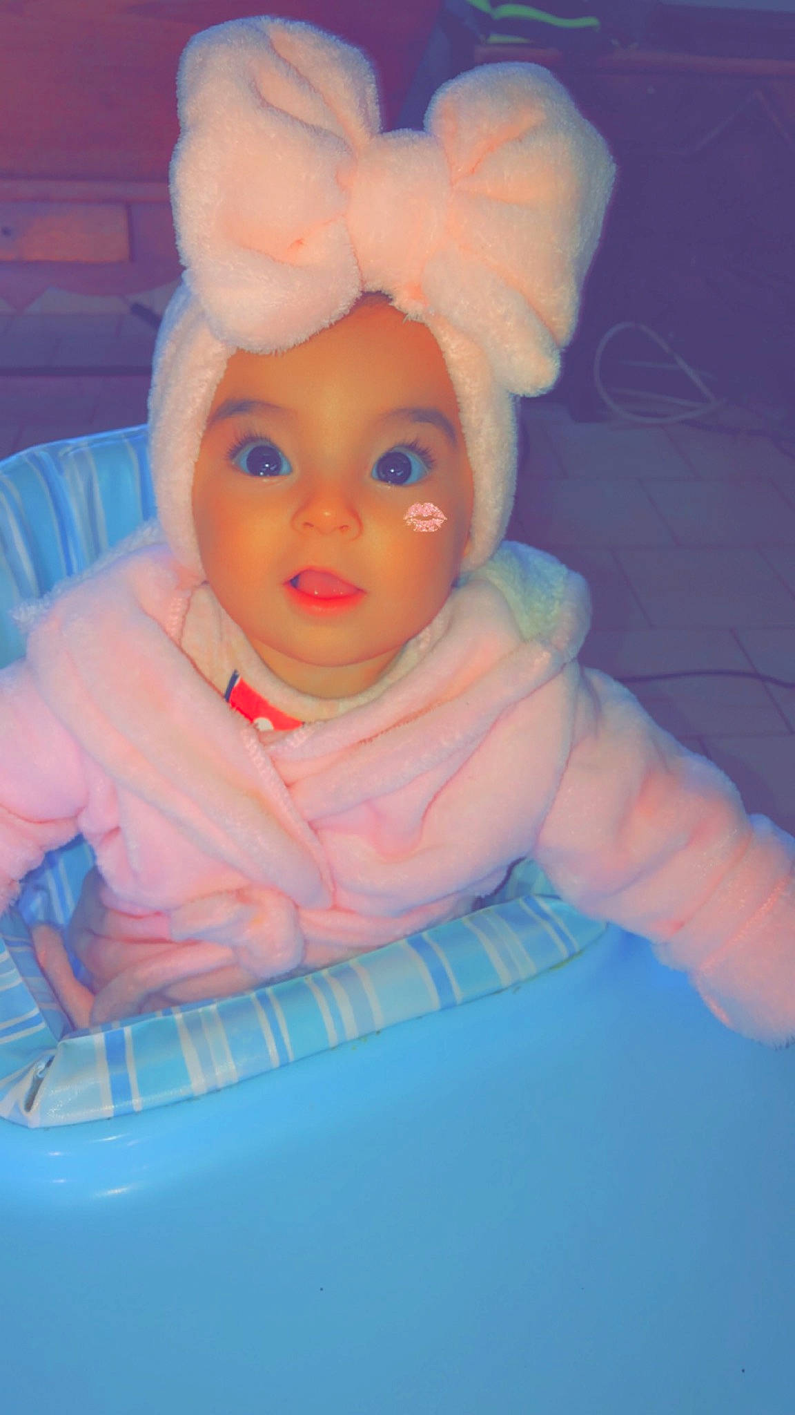 Kelsy a rejoint le concours — aidez-le/la à gagner de superbes lots ! baby, cheek, child, doll, headwear, person, pink, play, product, skin, surprise, toddler, toy