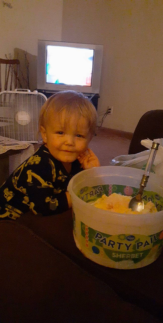 Xavier joined the competition — help win amazing prizes! child, comfort_food, dish, food, person, toddler