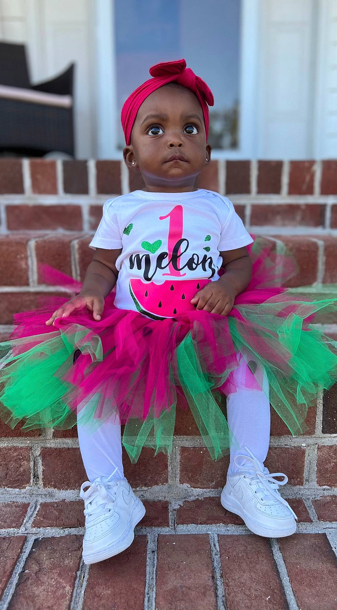 La Myah joined the competition — help win amazing prizes! baby, baby_toddler_clothing, ballet_tutu, beauty, cap, child, costume, entertainment, event, fashion, fashion_accessory, feather, fun, happy, headwear, magenta, person, pink, purple, sitting