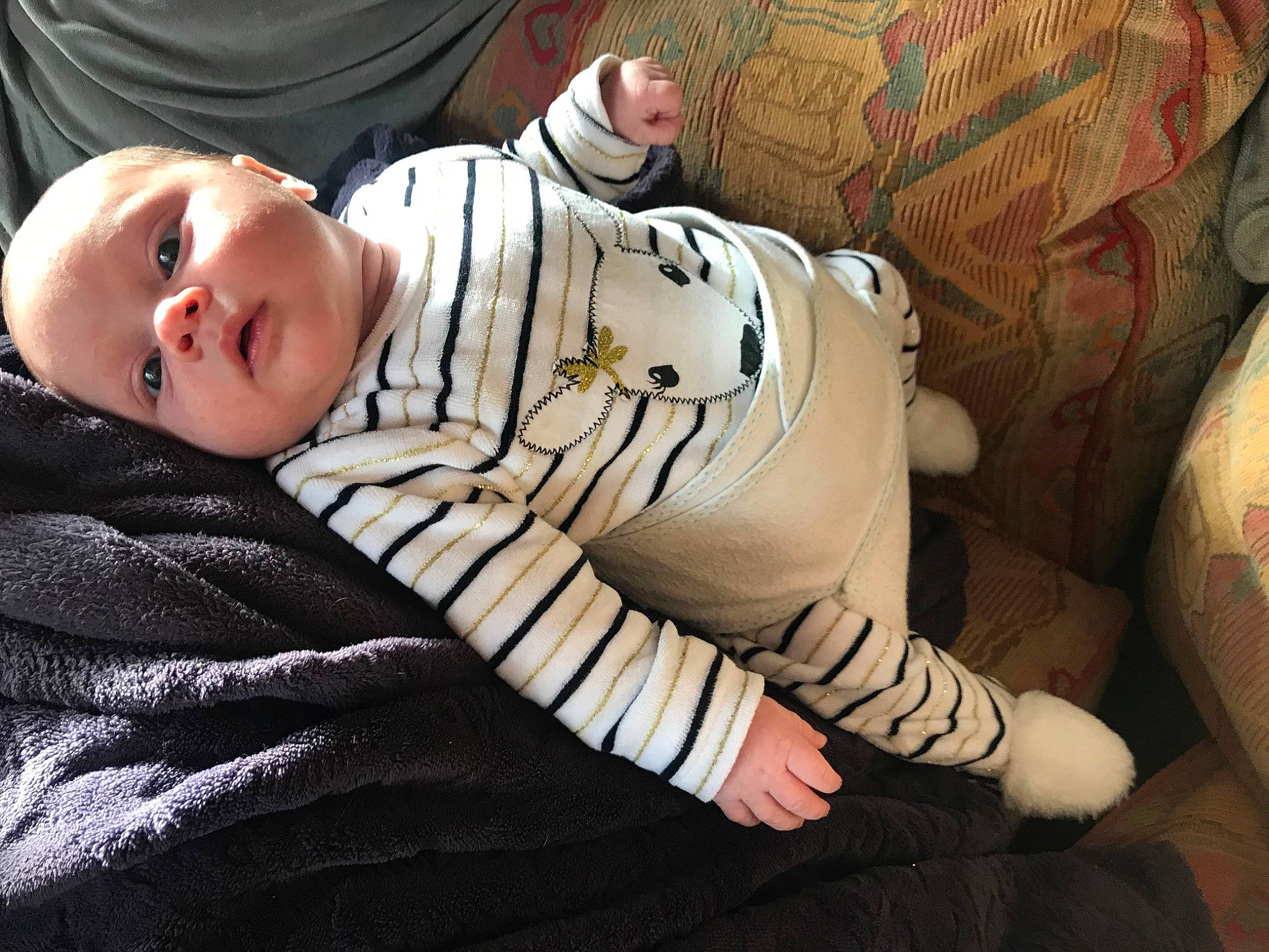 Ayana participe au concours pour gagner de l'argent avec cette photo : baby, baby_toddler_clothing, carmine, cheek, child, comfort, elbow, flash_photography, flesh, fur, grass, human_leg, knee, linens, pattern, person, photo_shoot, portrait_photography, sitting, sleeve