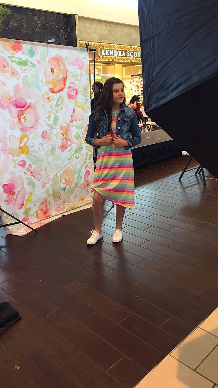 Lindsey joined the competition — help win amazing prizes! design, fashion, floor, flooring, leg, person