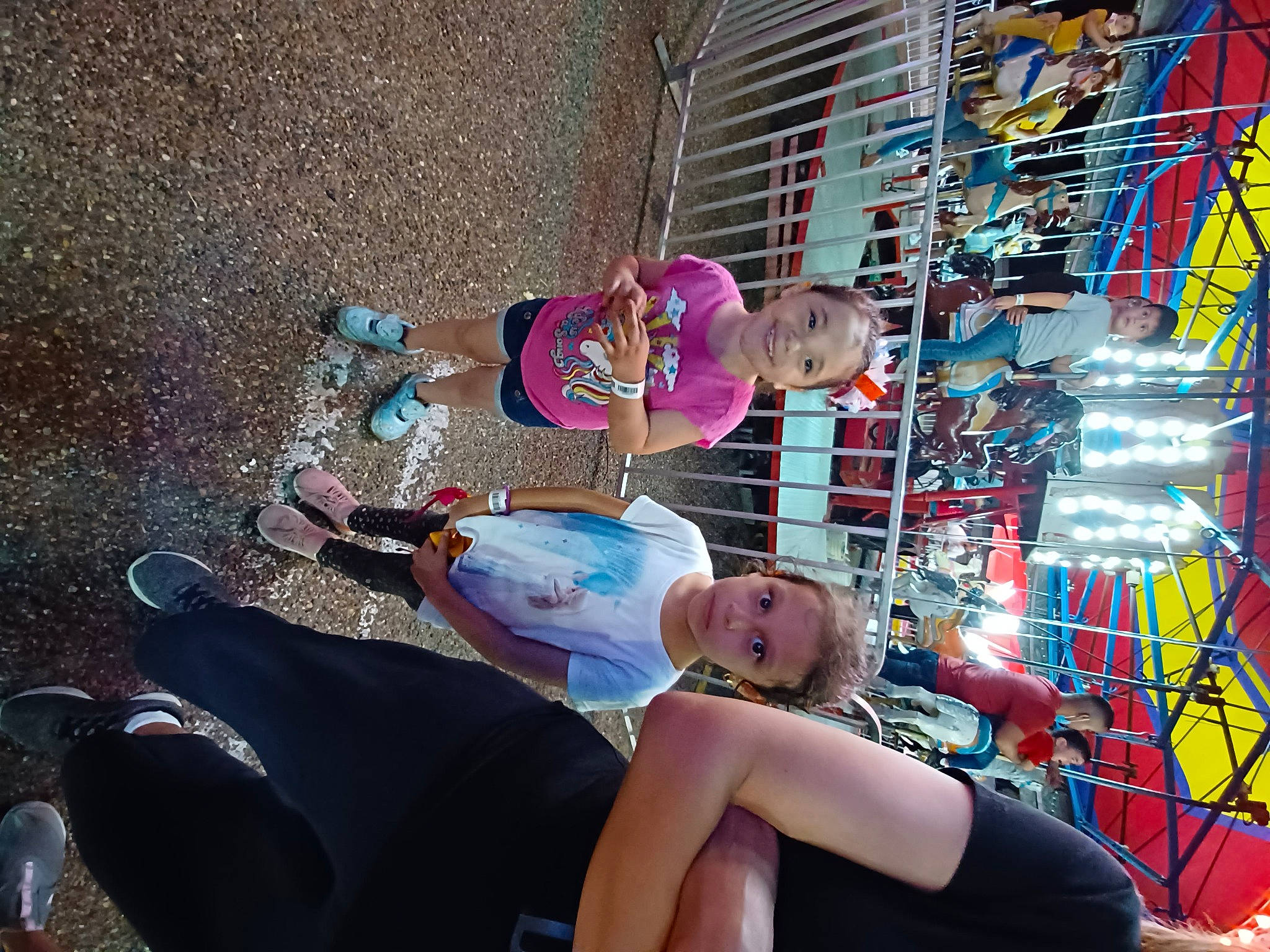 Mikya Arnold joined the competition — help win amazing prizes! amusement_ride, art, baby, child, city, crowd, event, eyewear, fun, hat, joy, leisure, pedestrian, person, recreation, street, sunglasses, toddler, tree, vacation