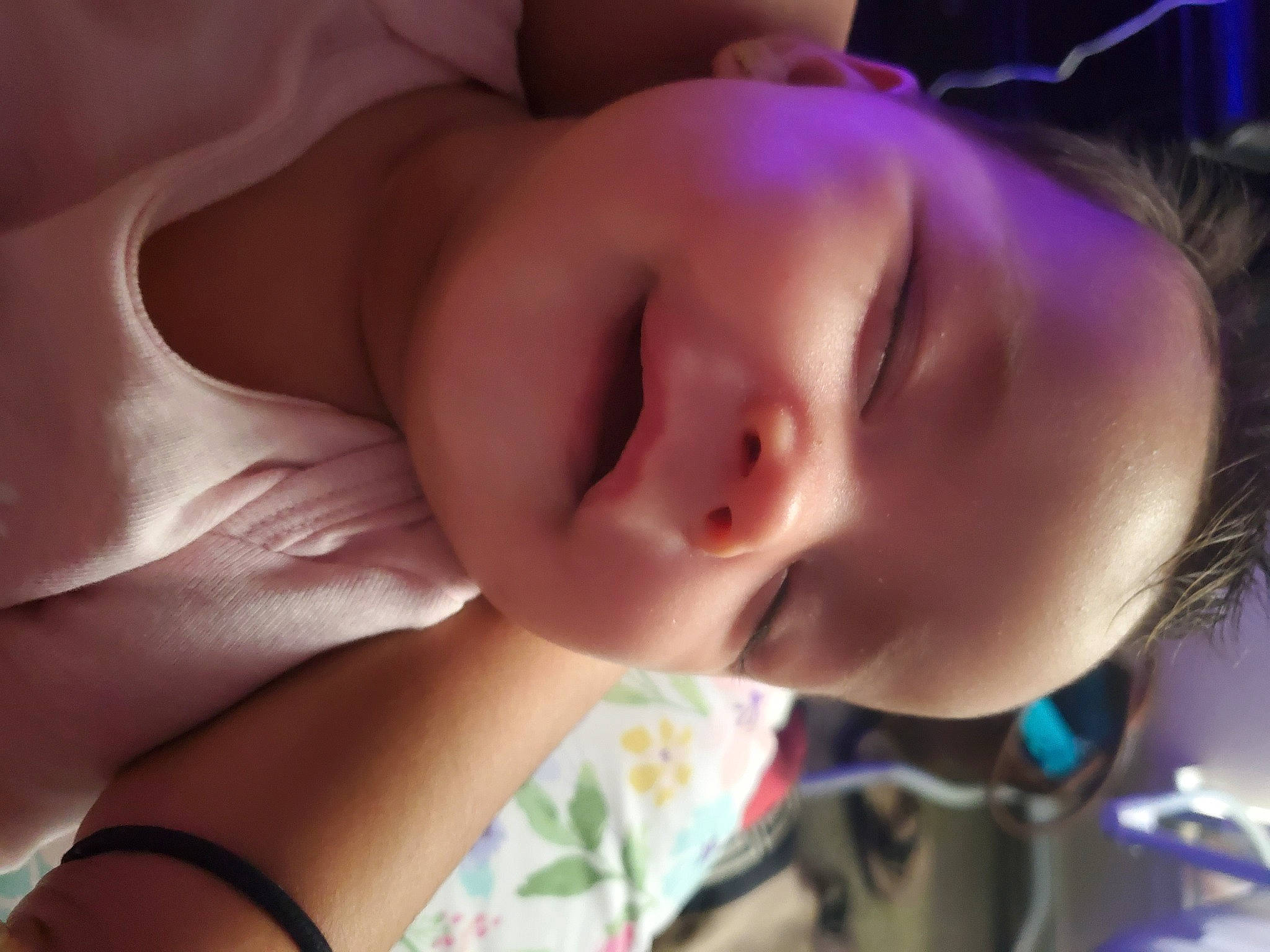 Leilani is registered to the contest to win money with this photo: baby, cheek, chin, ear, eyebrow, eyelash, facial_expression, finger, human_body, iris, joint, lip, mammal, mouth, muscle, neck, nose, person, shoulder, skin