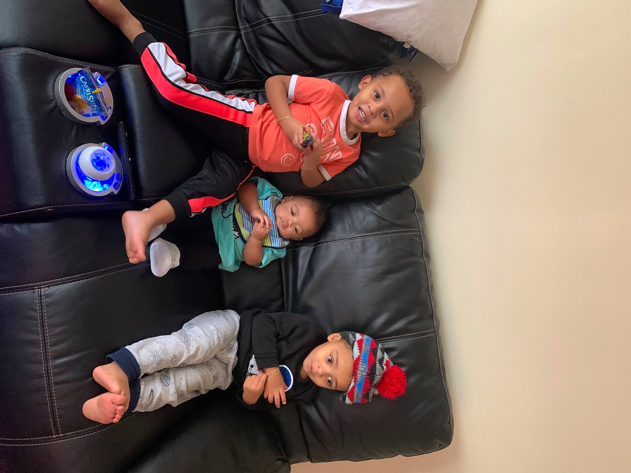 Kyaire joined the competition — help win amazing prizes! baby, baby_products, car_seat, clothing, comfort, event, family_car, finger, fun, gesture, happy, headwear, joy, leisure, outerwear, person, personal_protective_equipment, shoe, smile, thumb
