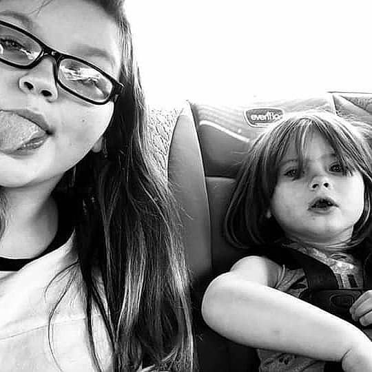 Alyssa is registered to the contest to win money with this photo: beauty, black_and_white, child, cool, eye, eyewear, face, facial_expression, friendship, fun, glasses, hair, happy, head, lip, nose, people, person, photography, selfie