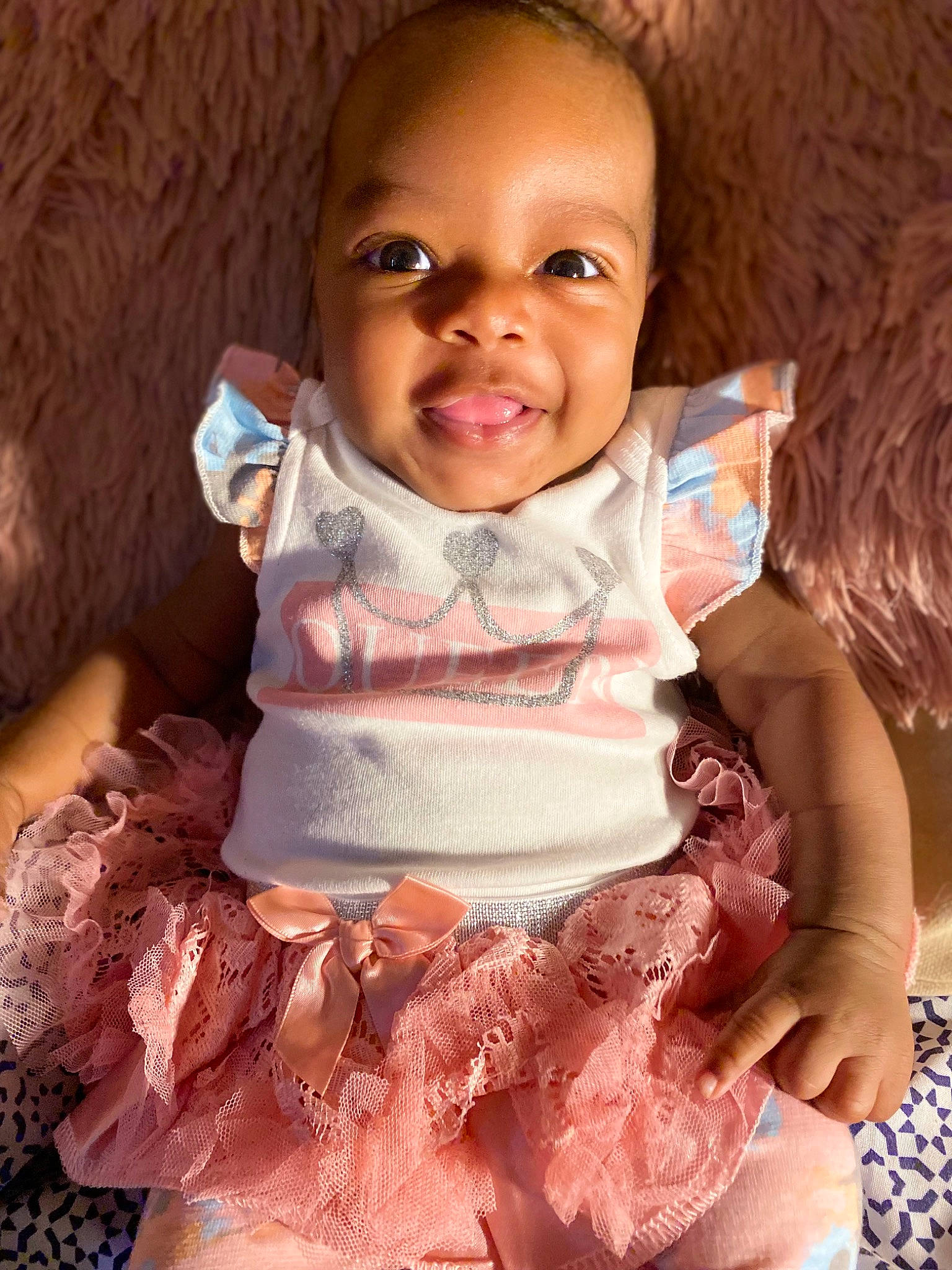 Hajirah joined the competition — help win amazing prizes! abdomen, baby, baby_toddler_clothing, beauty, cheek, child, dress, finger, happy, lip, mouth, neck, organ, peach, person, pink, skin, sleeve, smile, thumb