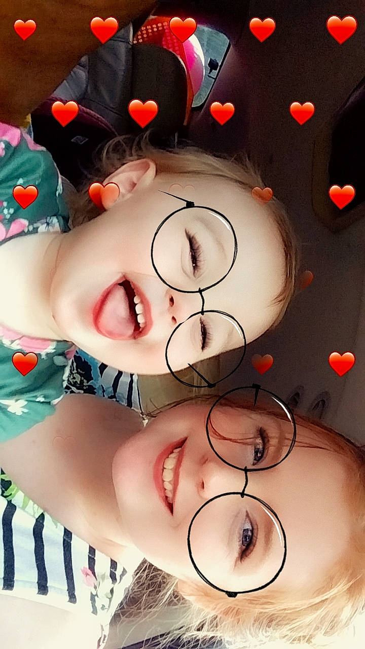 Addalynn is registered to the contest to win money with this photo: art, carmine, cheek, chest, child, circle, eyelash, eyewear, facial_expression, fun, gesture, happy, hat, joy, lip, mouth, nose, pattern, person, smile