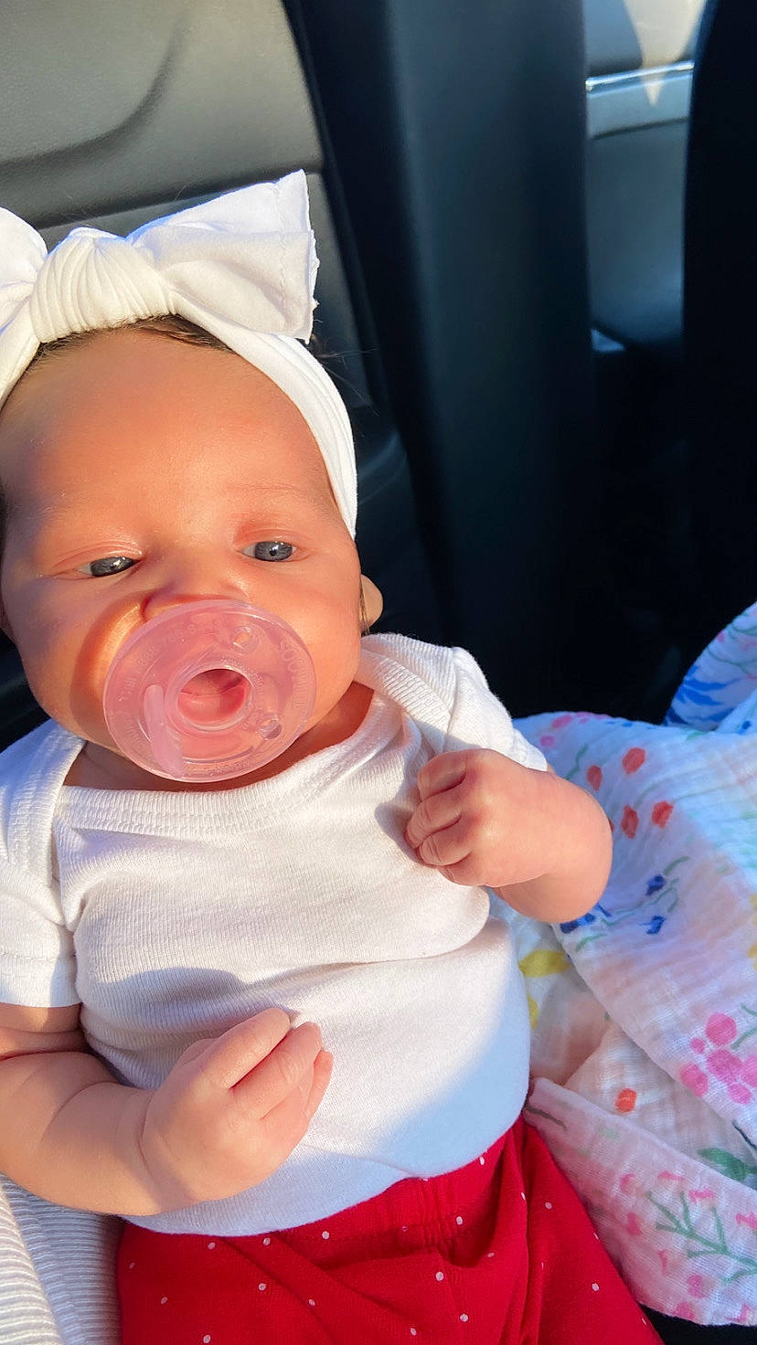 Audriella joined the competition — help win amazing prizes! baby, birth, cheek, child, lip, mouth, nose, person, skin, smile, toddler