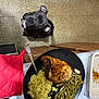 Azul is registered to the contest to win money with this photo: accessories, animal, bag, can, canine, clothing, cookingpan, cookware, dog, food, foodpresentation, footwear, handbag, meat, pet, plate, pork, shoe, tape, tin