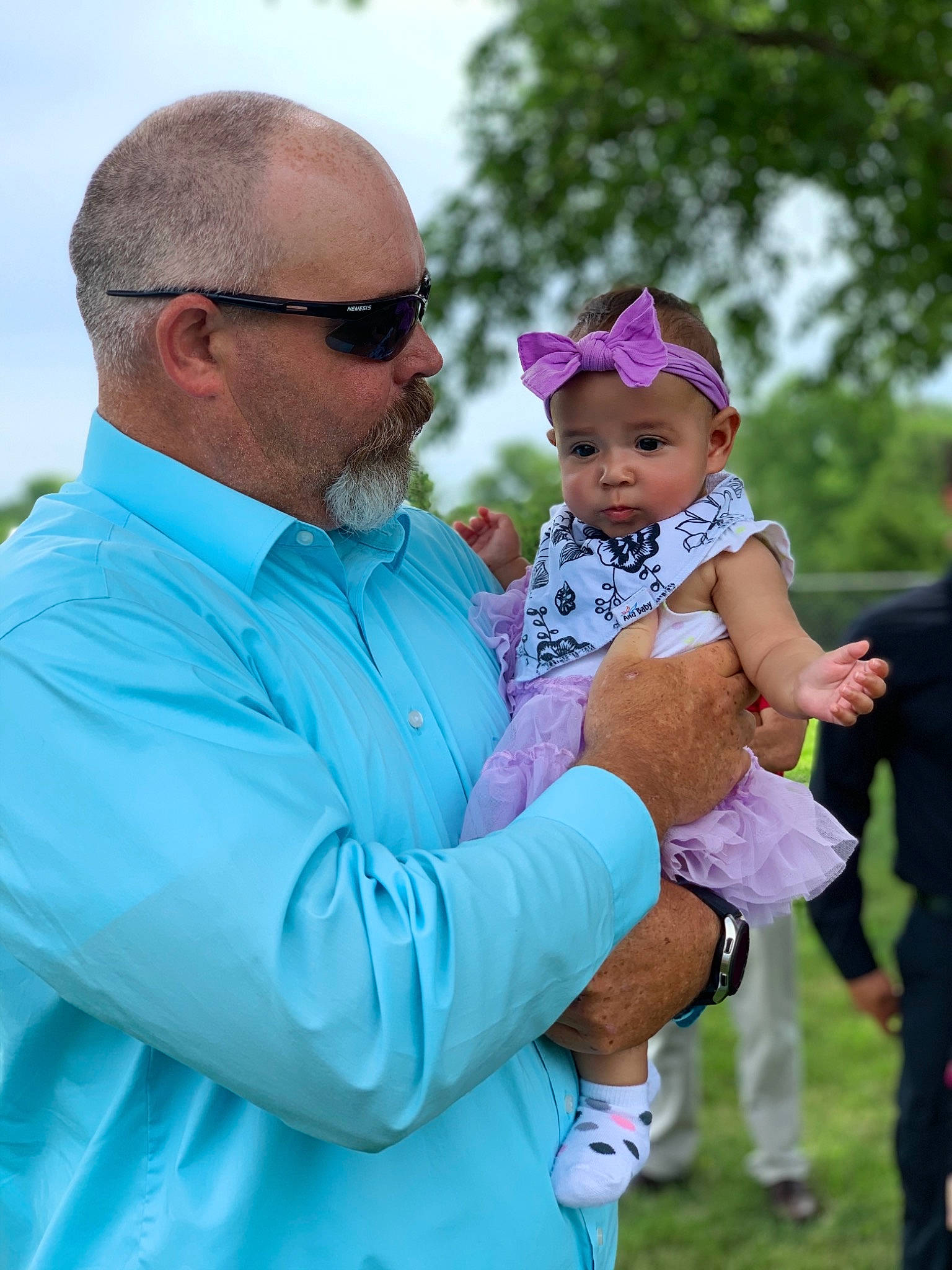 Harper Reneigh is registered to the contest to win money with this photo: baby, ceremony, child, event, family, finger, gesture, grandparent, green, happy, headwear, people, person, pink, plant, purple, recreation, spring, toddler, vacation