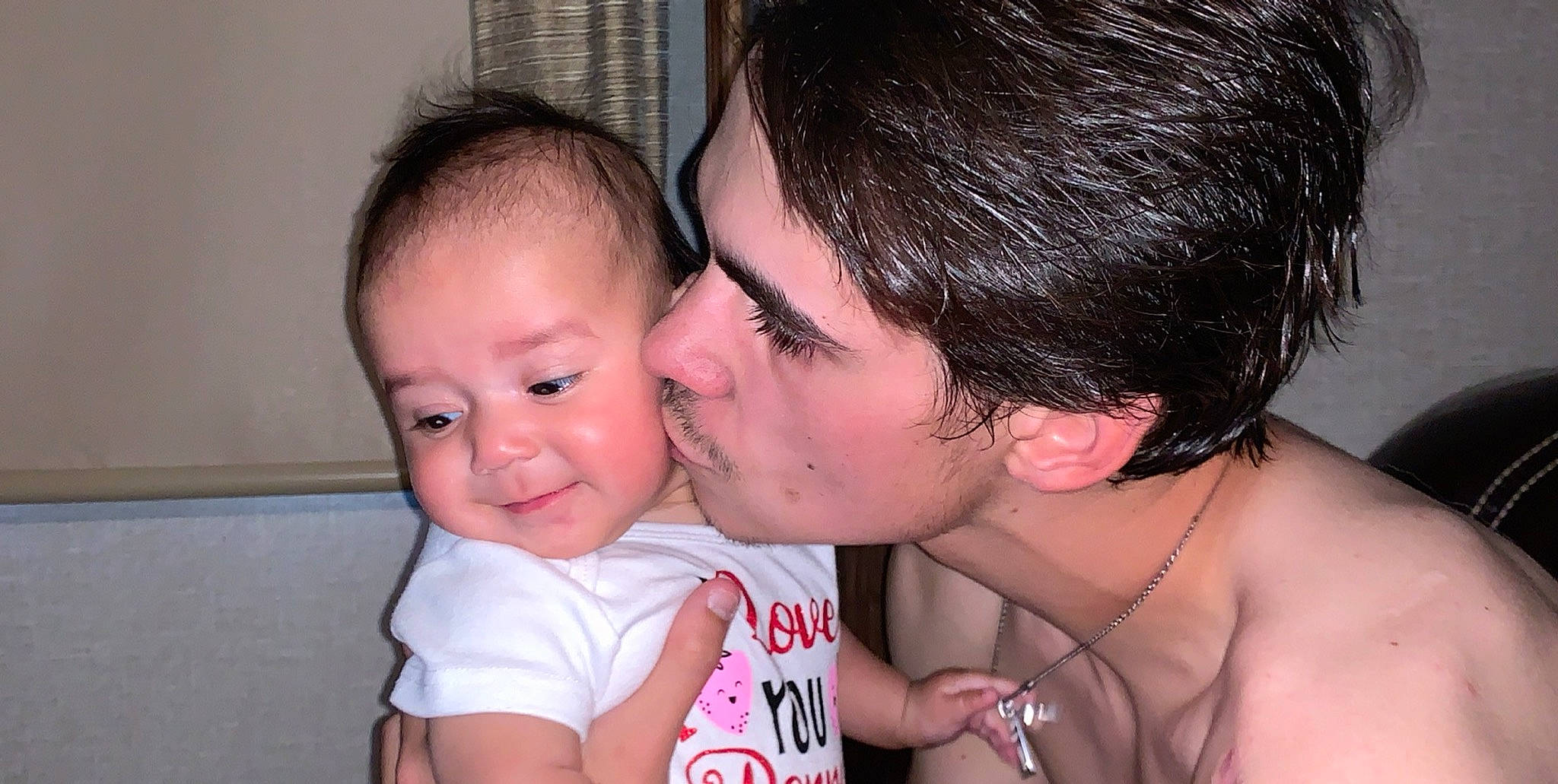 Harper Reneigh joined the competition — help win amazing prizes! baby, black_hair, cheek, cheek_kissing, chest, child, ear, forehead, gesture, interaction, kiss, lip, love, neck, nose, person, skin, smile, toddler