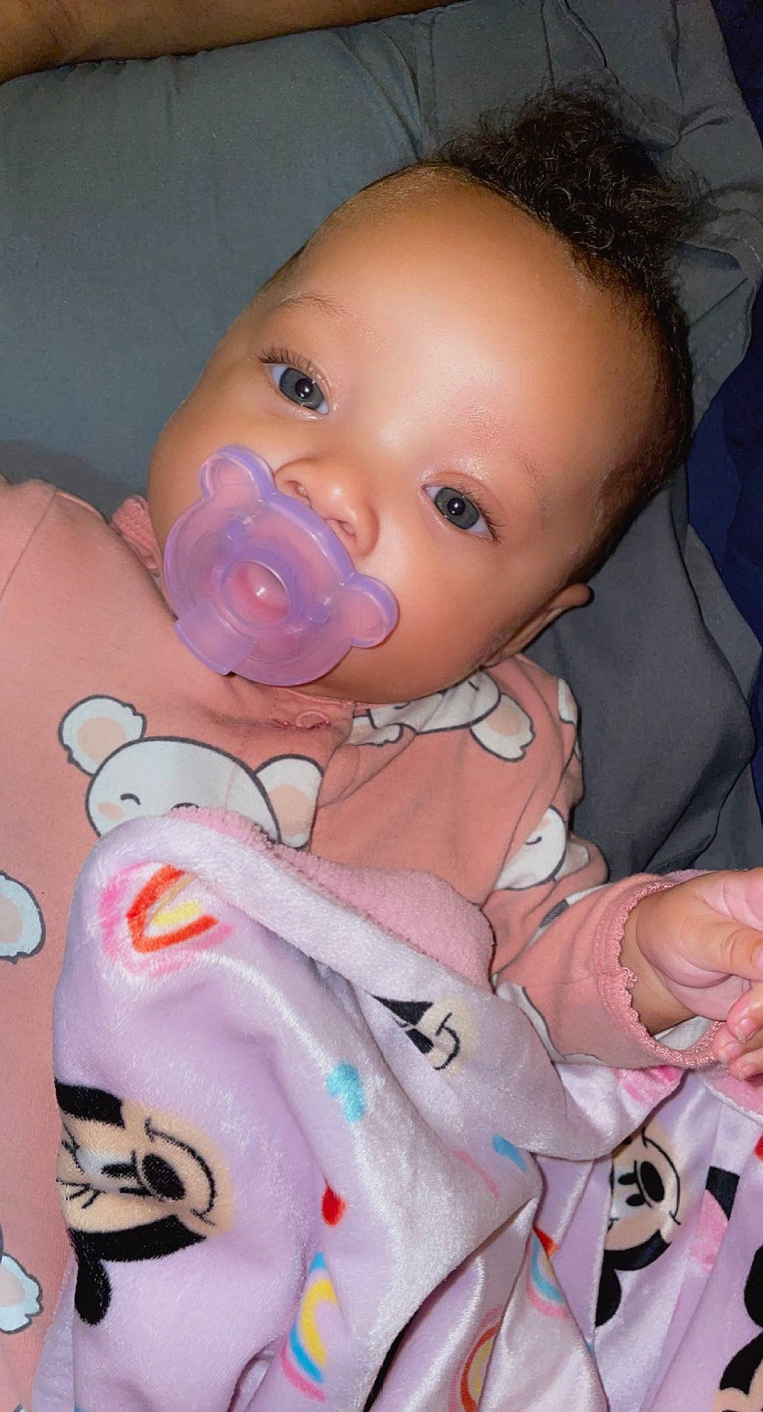 Aubrianna joined the competition — help win amazing prizes! arm, baby, baby_safety, baby_toddler_clothing, cheek, child, chin, drinkware, finger, hand, human_body, iris, lip, mouth, nail, nose, person, pink, skin, toddler