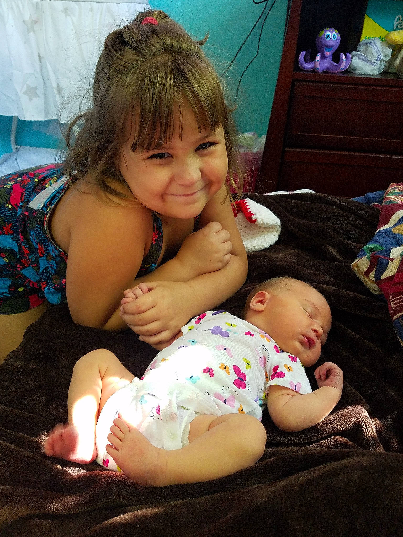 Evalyn joined the competition — help win amazing prizes! baby, child, daughter, finger, joy, lap, person, toddler