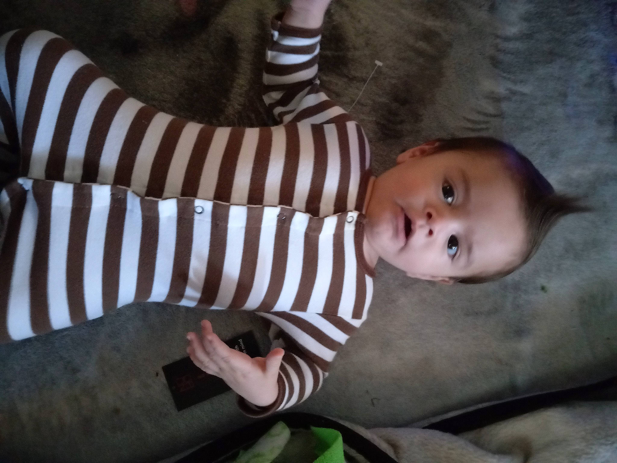Sean Jr joined the competition — help win amazing prizes! baby, baby_products, baby_toddler_clothing, child, comfort, elbow, flag_of_the_united_states, gesture, grass, hand, human_body, human_leg, mammal, pattern, person, product, sitting, skin, sleeve, toddler