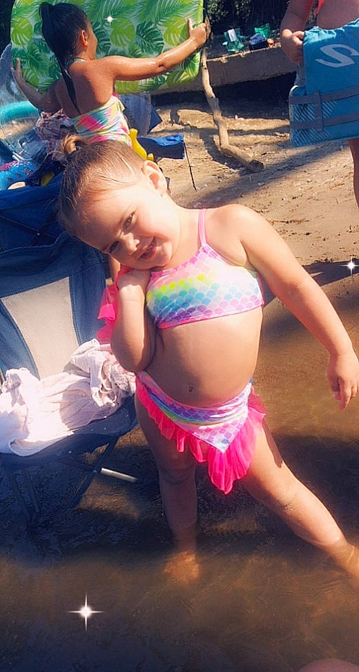 Sophiea joined the competition — help win amazing prizes! abdomen, beach, brassiere, chest, eyewear, glasses, happy, joy, leisure, navel, people_on_beach, person, pink, summer, swimsuit_bottom, swimsuit_top, swimwear, thigh, trunk, undergarment