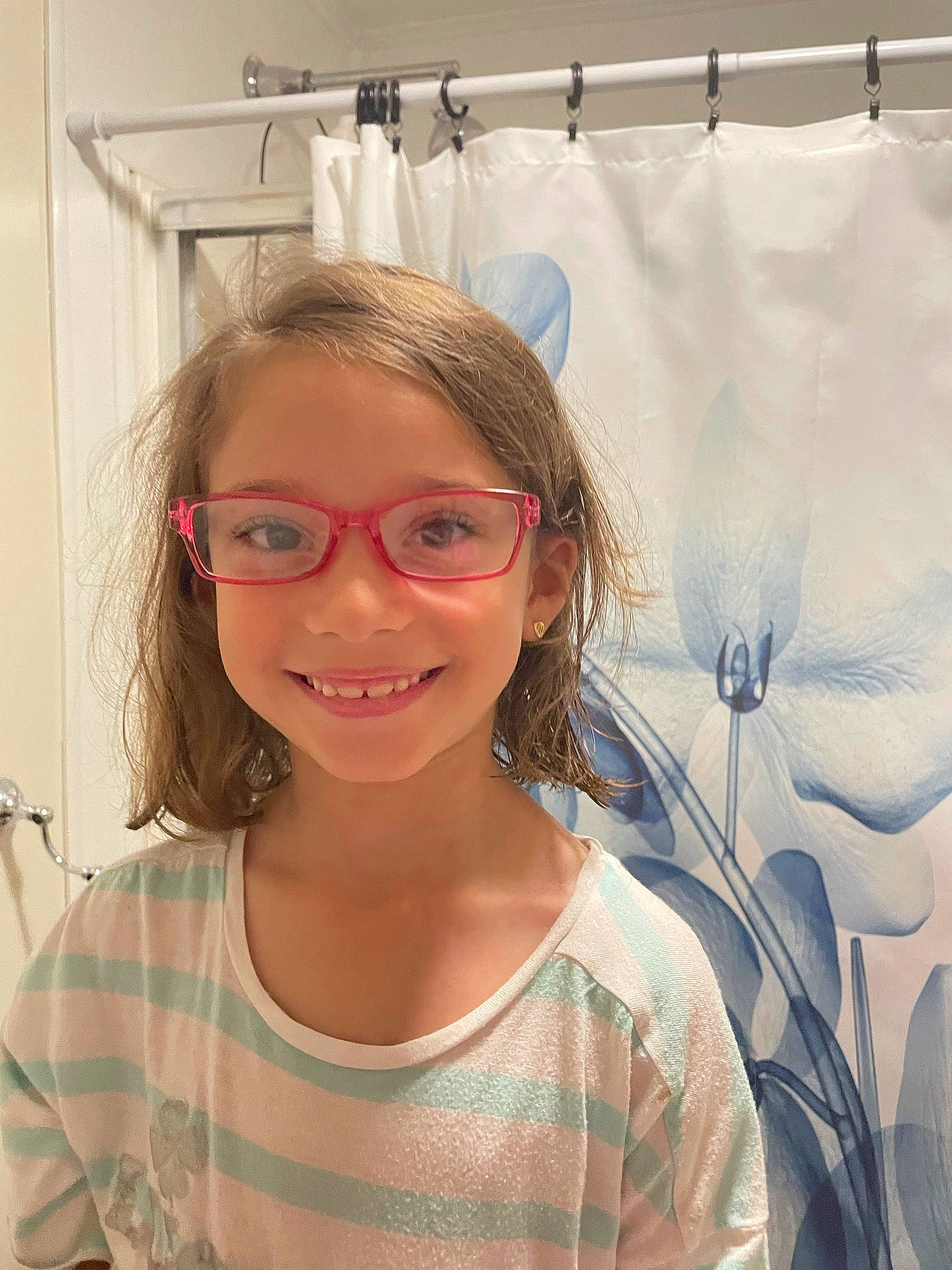 Zoey joined the competition — help win amazing prizes! chin, cool, eyewear, face, forehead, fun, glasses, hairstyle, happy, iris, jaw, joy, lip, long_hair, neck, person, selfie, shoulder, smile, t_shirt