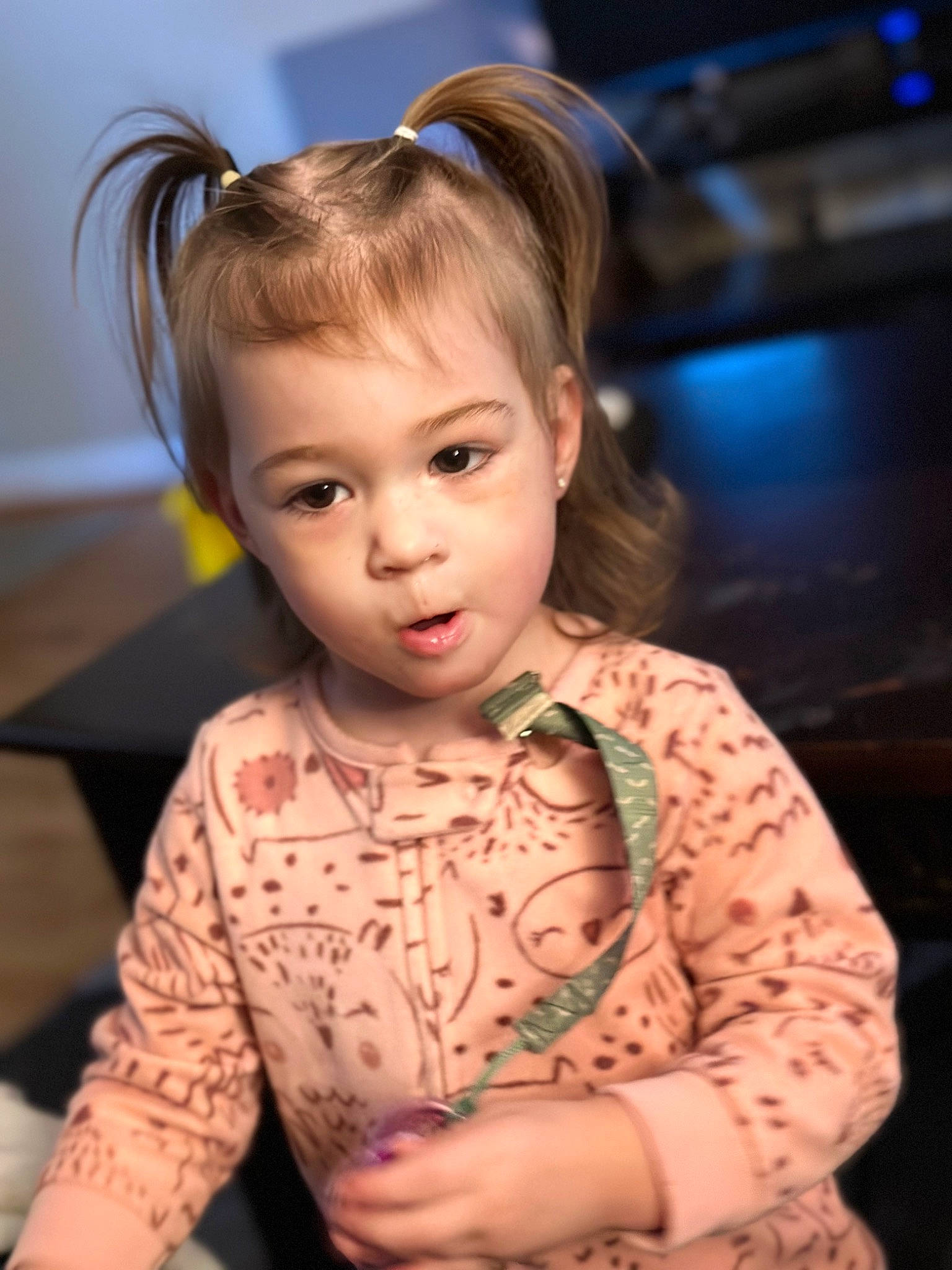Jordyn joined the competition — help win amazing prizes! baby, baby_toddler_clothing, brown_hair, cheek, child, dress, ear, eyebrow, eyelash, eyewear, flash_photography, fun, hair, happy, iris, person, room, sitting, skin, sleeve