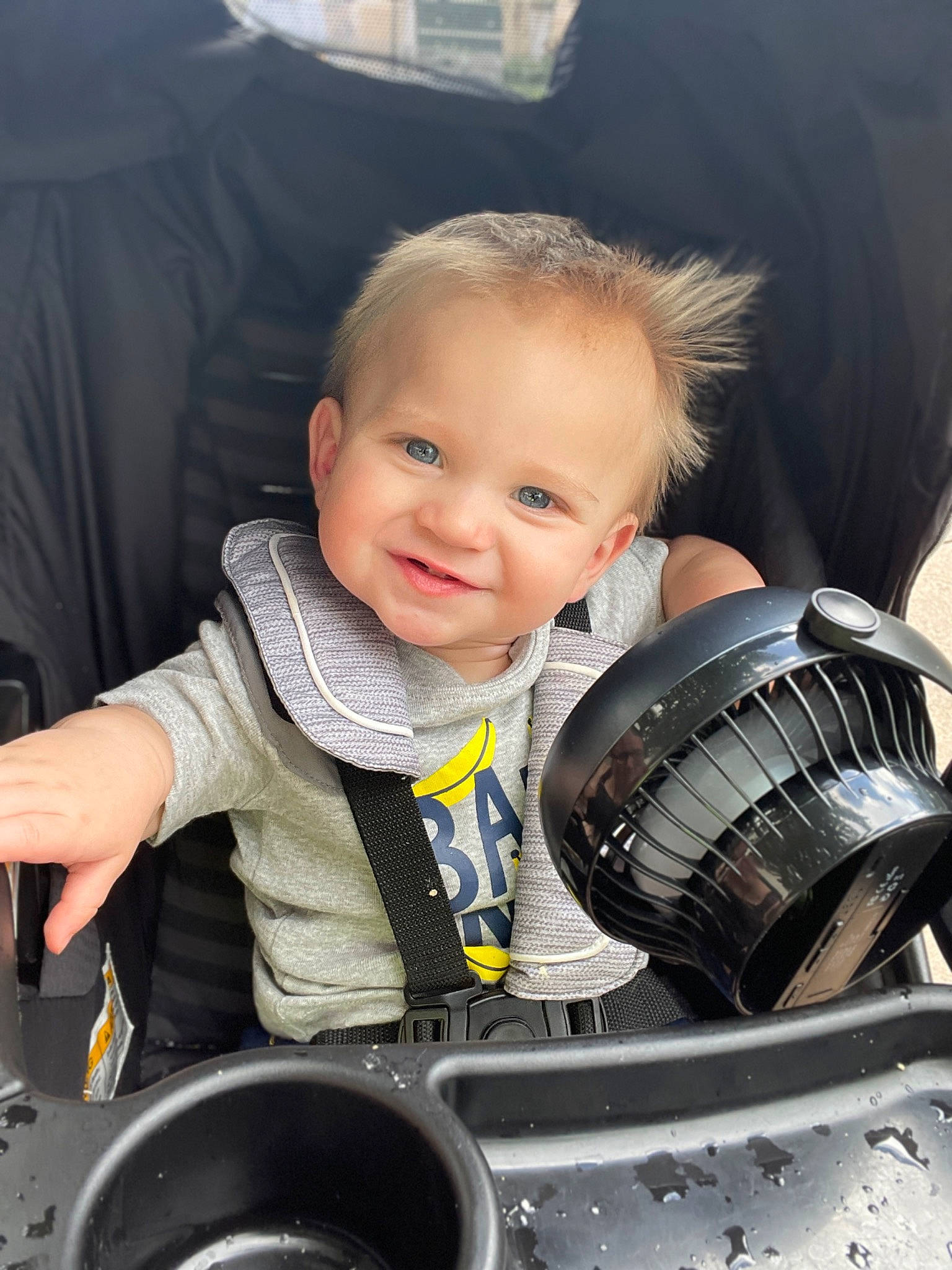 Hudson Grey joined the competition — help win amazing prizes! auto_part, automotive_design, automotive_tire, automotive_wheel_system, baby, baby_carriage, camera_lens, cloud, digital_camera, digital_slr, facial_expression, flash_photography, happy, joy, motor_vehicle, person, photographer, product, reflex_camera, smile