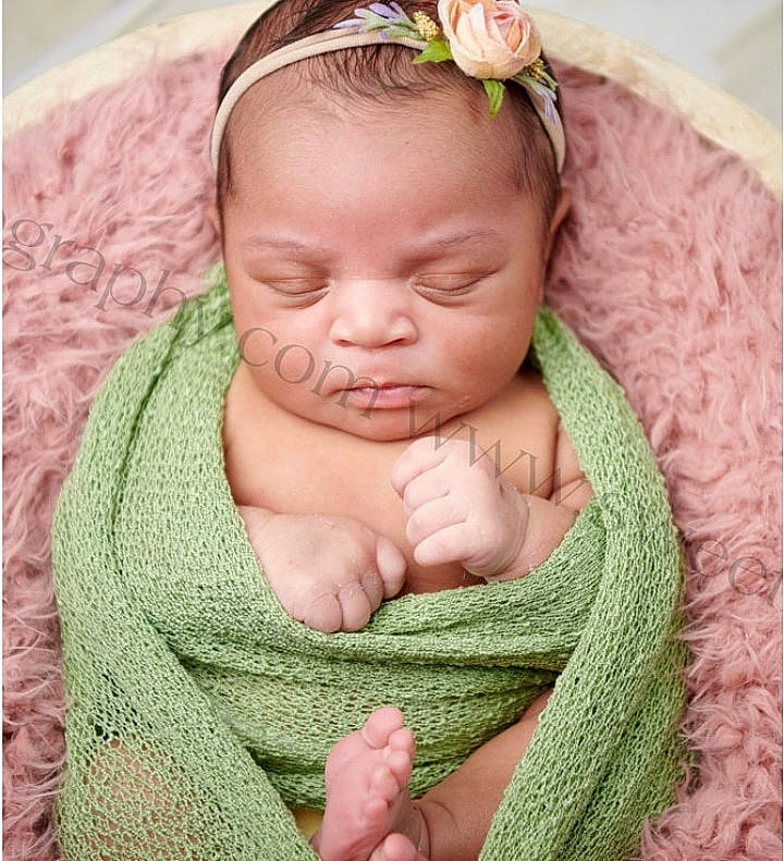 Aliza joined the competition — help win amazing prizes! baby, baby_sleeping, cheek, child, face, forehead, hair_accessory, head, headband, headgear, knitting, neck, nose, person, skin, smile, textile, toddler, wool