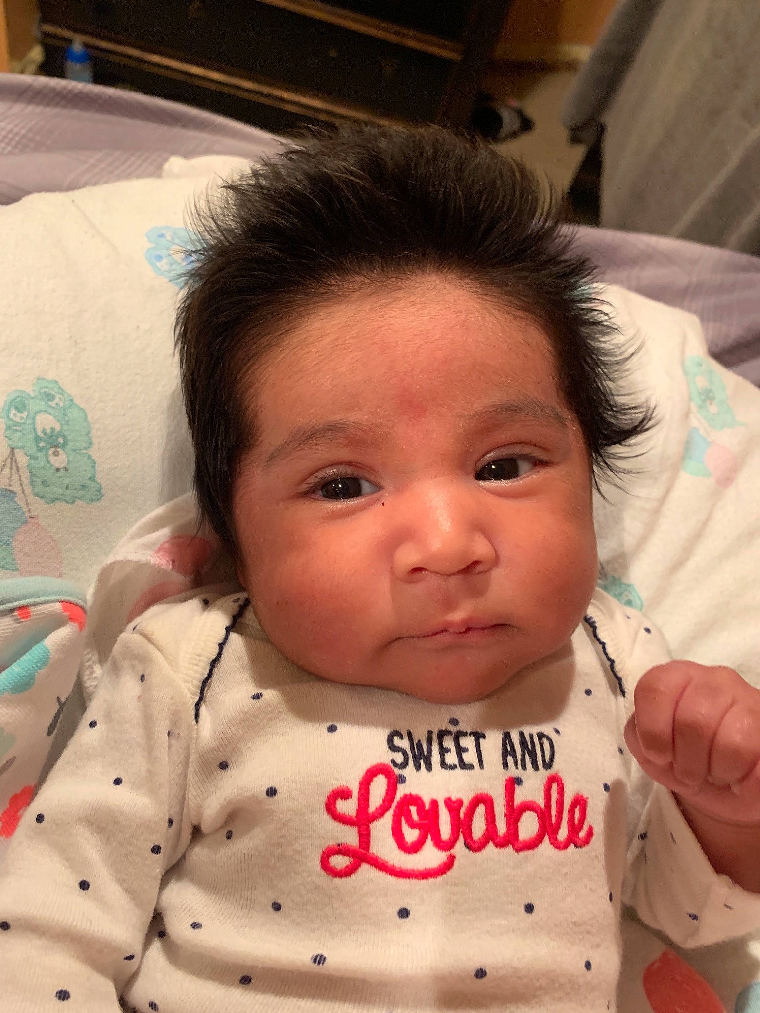 Anabella joined the competition — help win amazing prizes! baby, beauty, black_hair, cheek, child, chin, daughter, ear, eye, eyebrow, face, forehead, hair, head, iris, lip, nose, person, skin, smile