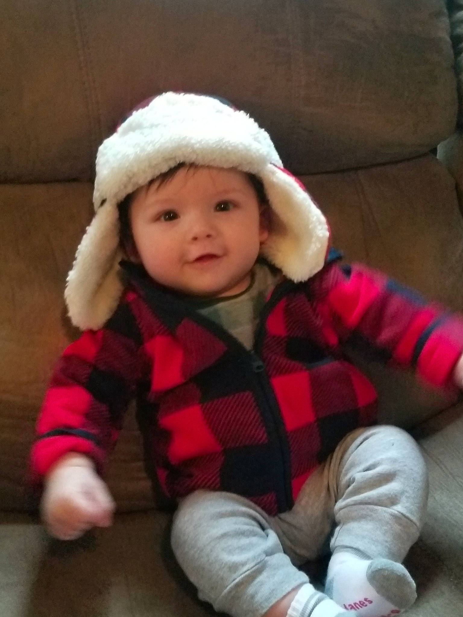 Vance joined the competition — help win amazing prizes! baby, child, fur, headgear, headwear, person, toddler, wool