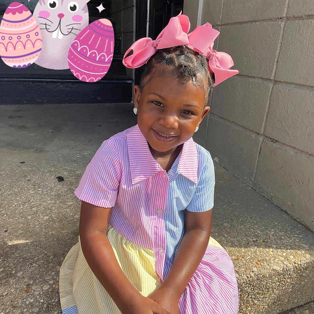 Klover joined the competition — help win amazing prizes! child, city, clothing, costume, dress, face, female, girl, happy, hat, head, person, photography, portrait, purple, road, sitting, smile, street, urban