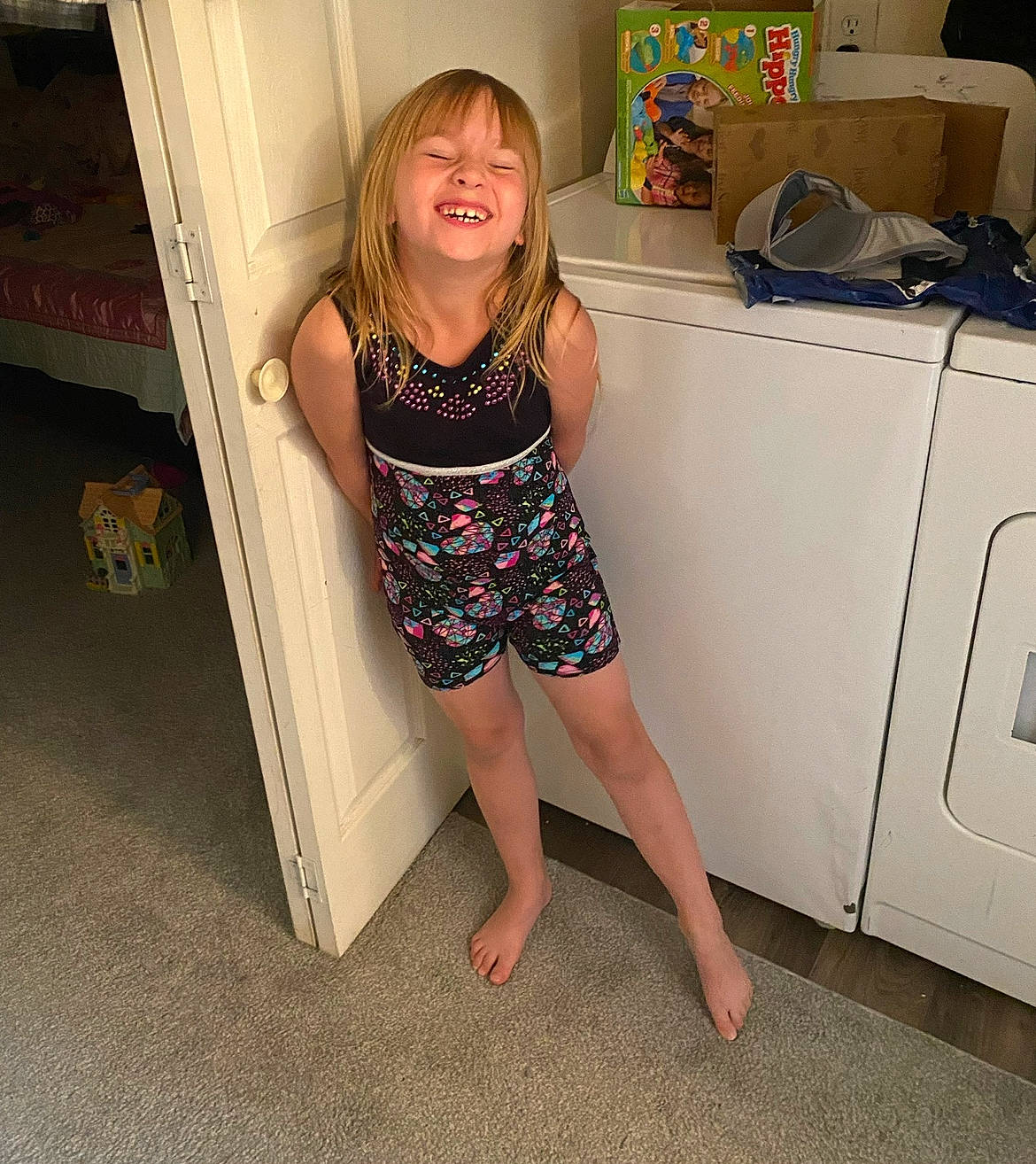 Alexis Marie joined the competition — help win amazing prizes! cabinetry, calf, clothes_dryer, floor, flooring, home_appliance, homemaker, human_leg, joint, joy, kitchen, kitchen_appliance, knee, laundry, laundry_room, leg, one_piece_garment, person, shoulder, smile