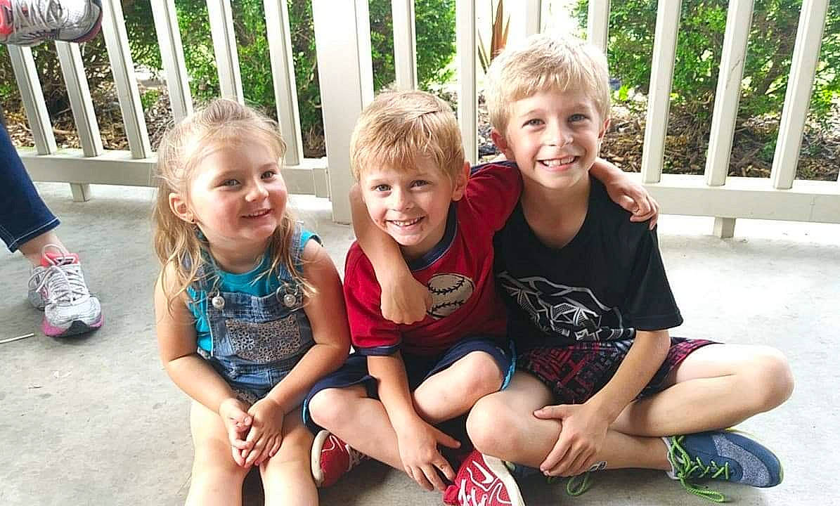 Jene'E joined the competition — help win amazing prizes! child, cousin, daughter, family, fun, happy, joy, laugh, leg, leisure, people, person, plant, play, sibling, sitting, smile, summer, toddler, tree