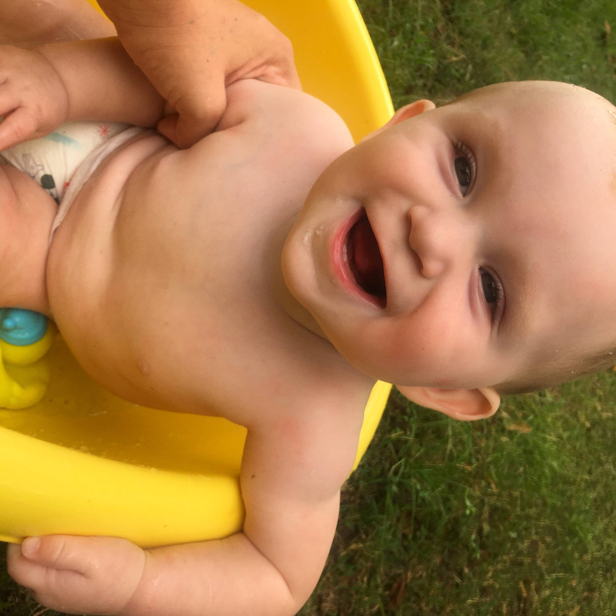 Morgan Shawn is registered to the contest to win money with this photo: baby, baby_bathing, bathing, cheek, chest, child, close_up, finger, fun, happy, joy, leisure, mouth, muscle, nose, people_in_nature, person, product, skin, smile