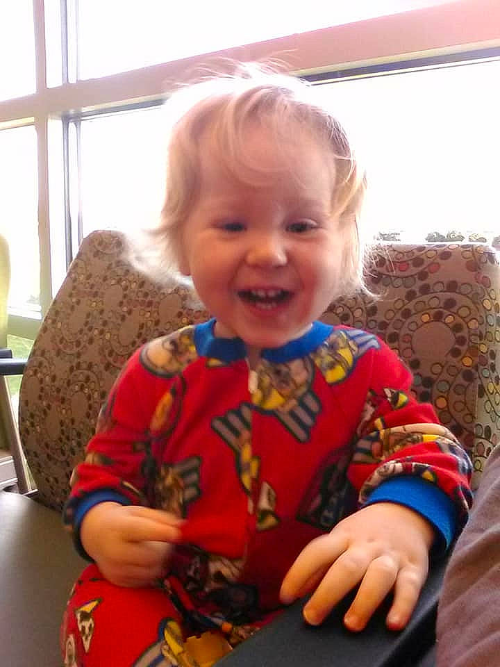 Ryder joined the competition — help win amazing prizes! baby, child, joy, person, play, sitting, smile, toddler