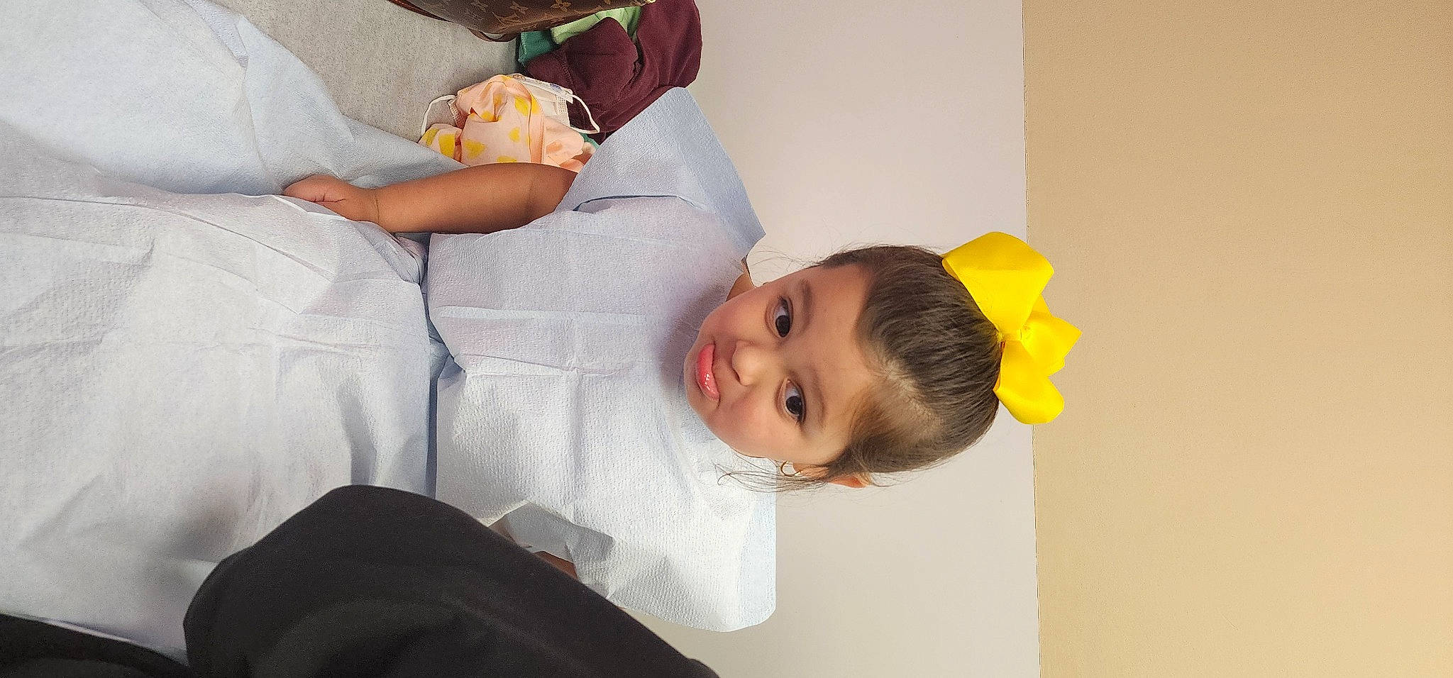 Arely joined the competition — help win amazing prizes! abdomen, arm, baby, child, comfort, elbow, finger, hand, happy, hat, health_care, human_body, medical, medical_procedure, patient, person, room, service, toddler