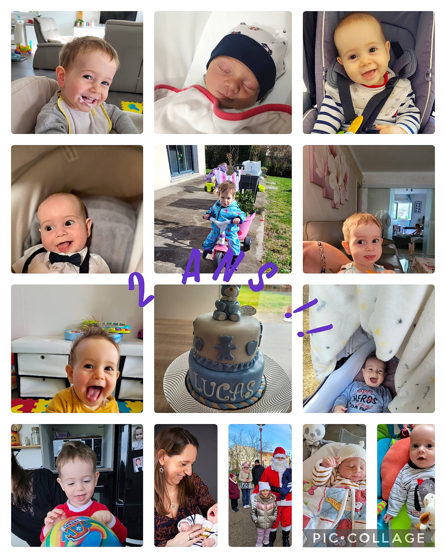 Lucas participe au concours pour gagner de l'argent avec cette photo : art, baked_goods, baking, birthday_cake, cake, cake_decorating, cake_decorating_supply, child, collage, dessert, event, eyelash, facial_expression, food, happy, hat, headwear, joy, people, person