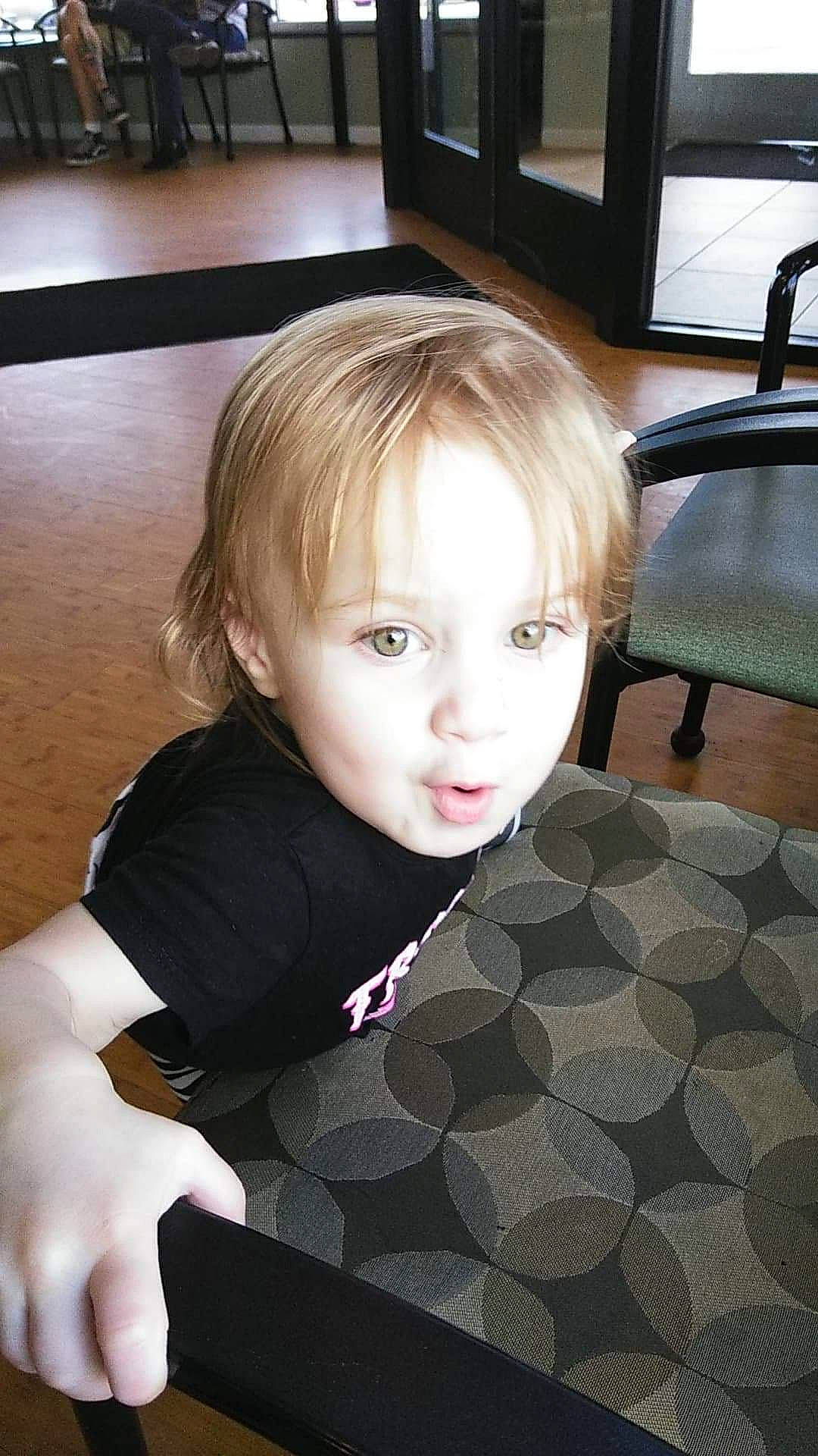 Khalisee joined the competition — help win amazing prizes! blond, cheek, child, face, finger, hair, hairstyle, head, person, toddler